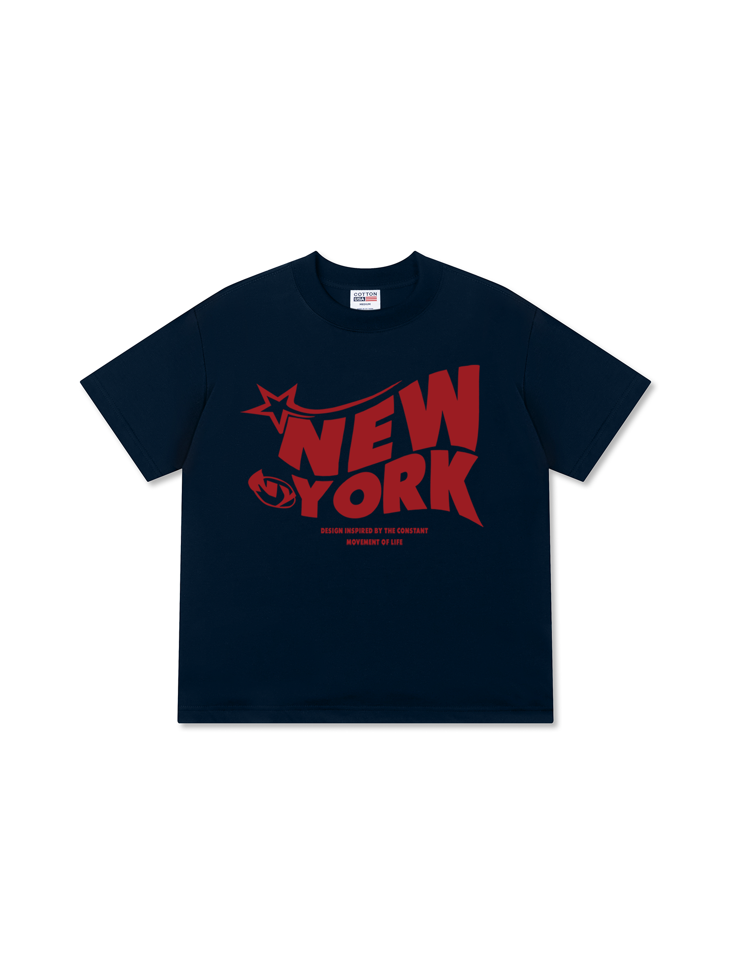 Áo Thun Relaxed Fit City Red Fashion