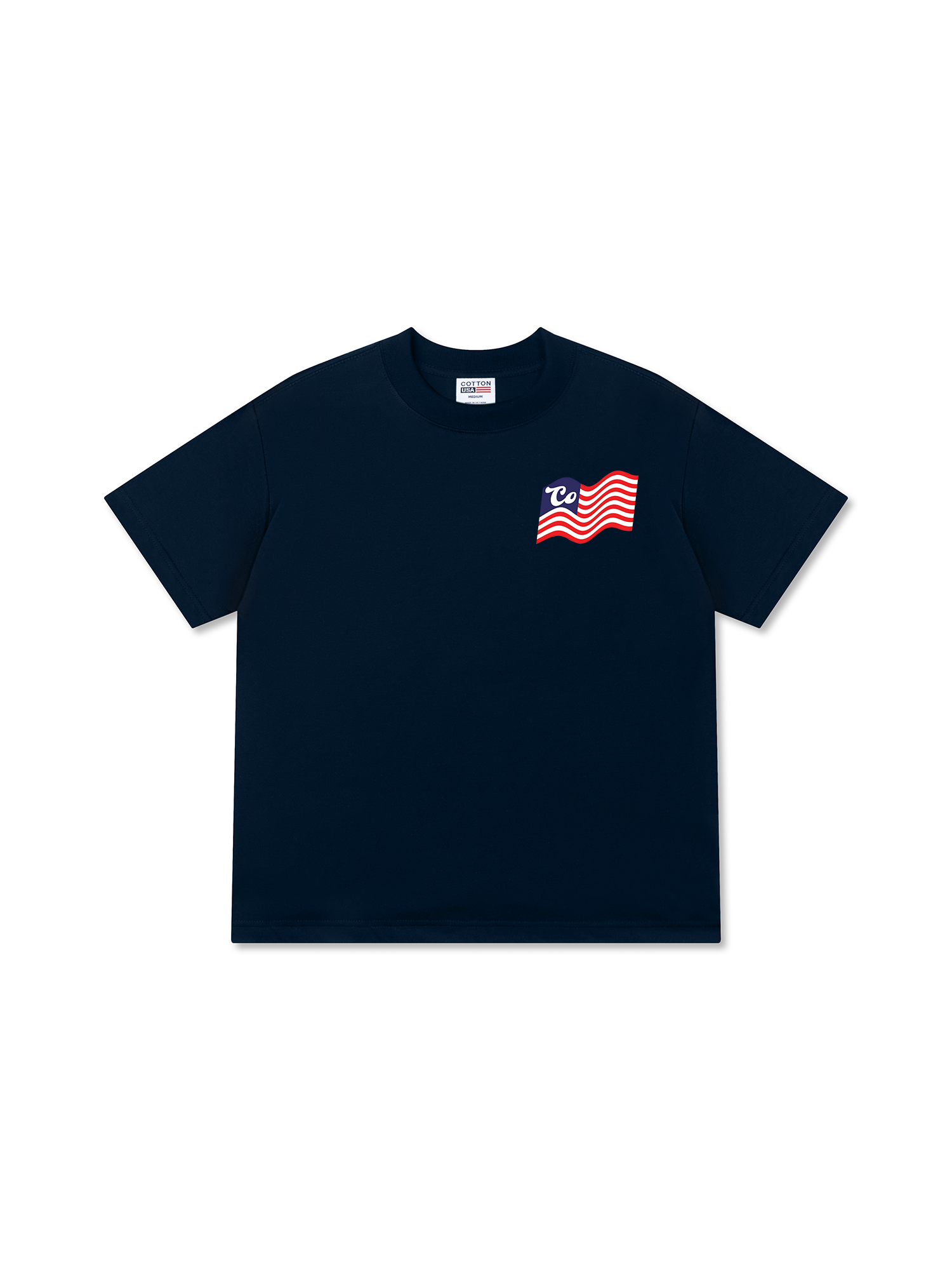 Áo Thun Relaxed Fit USA Cotton USA Flag