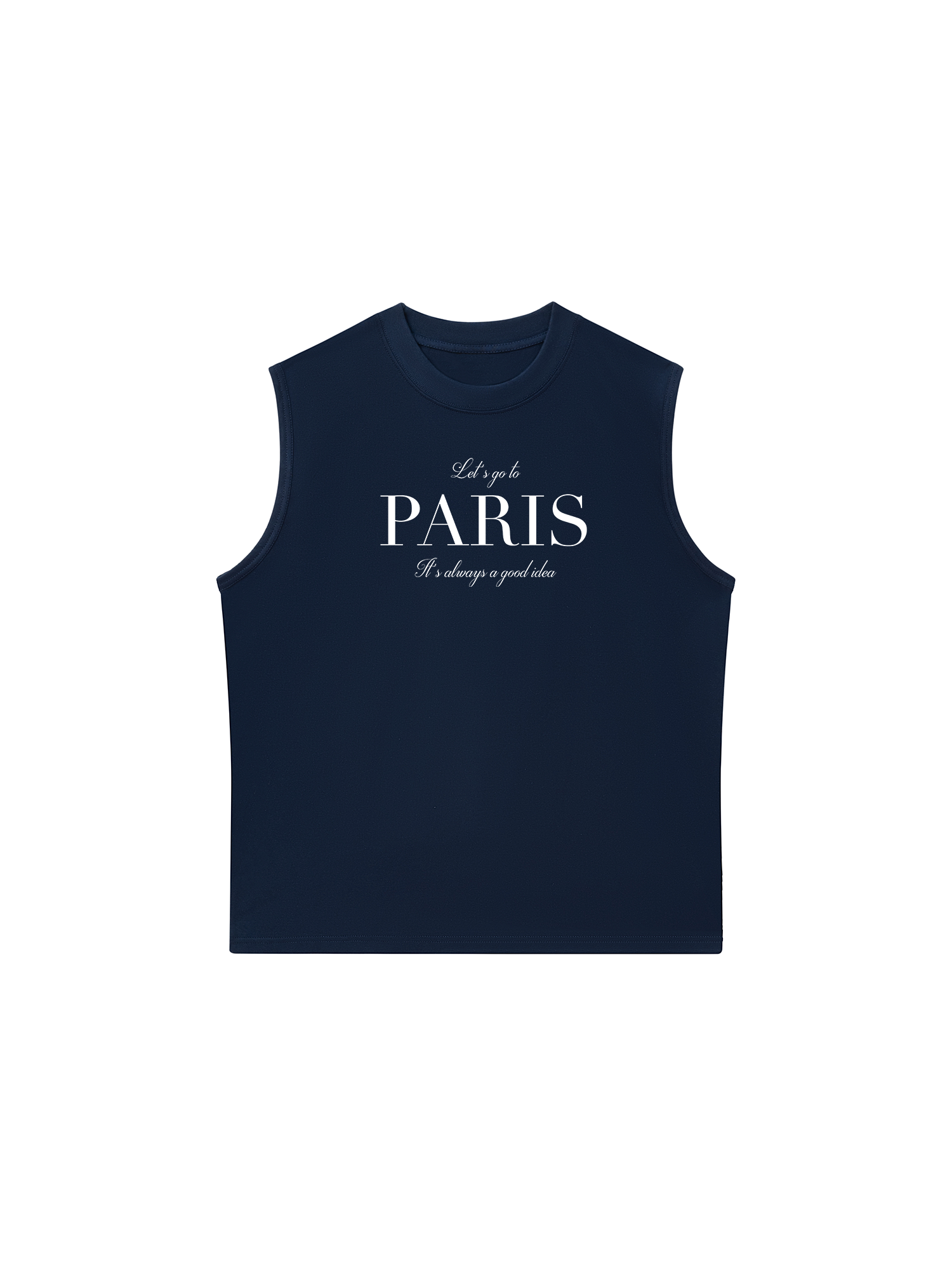 Áo Ba Lỗ Relaxed Fit City Let_s go to Paris