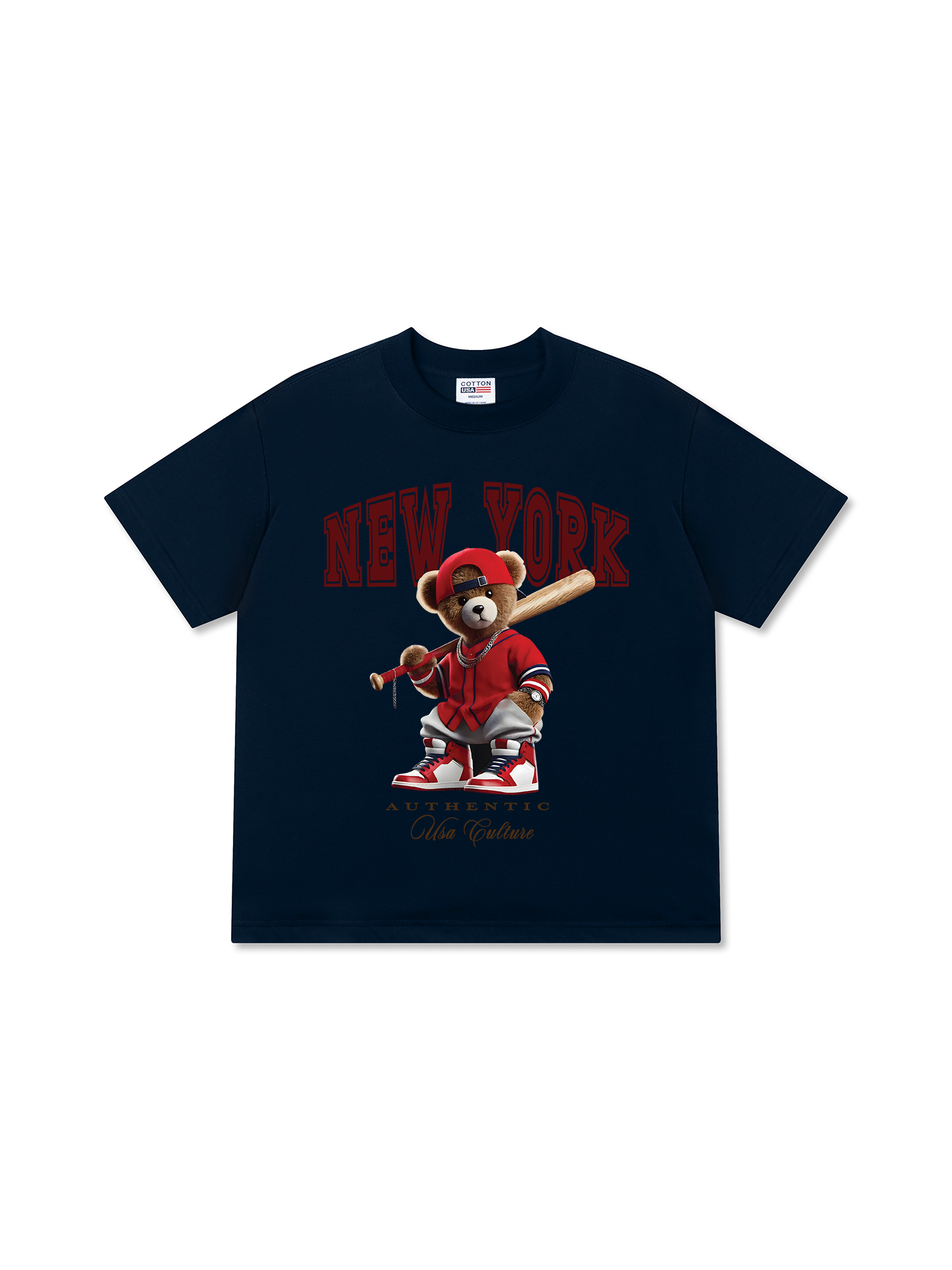 Áo Thun Relaxed Fit Baseball Authentic Teddy