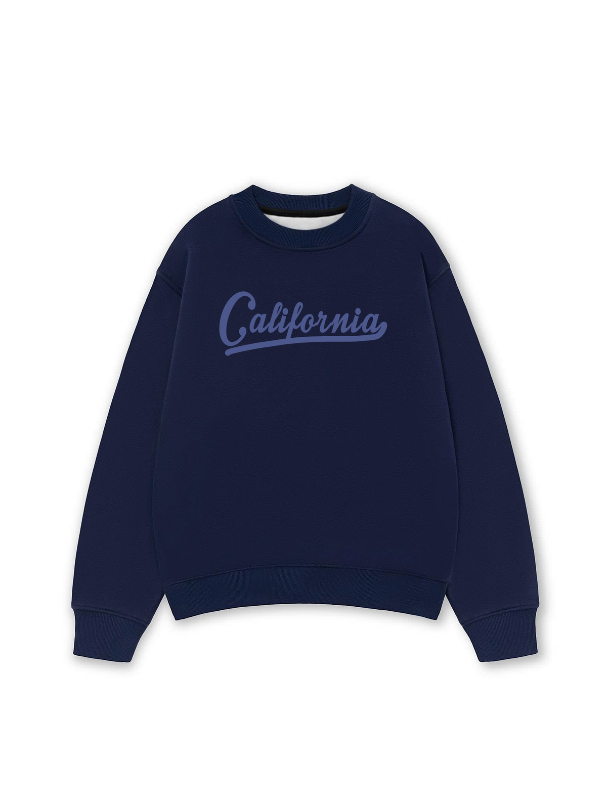 Áo Sweater Nỉ Hai Da USA Califorinia Blue