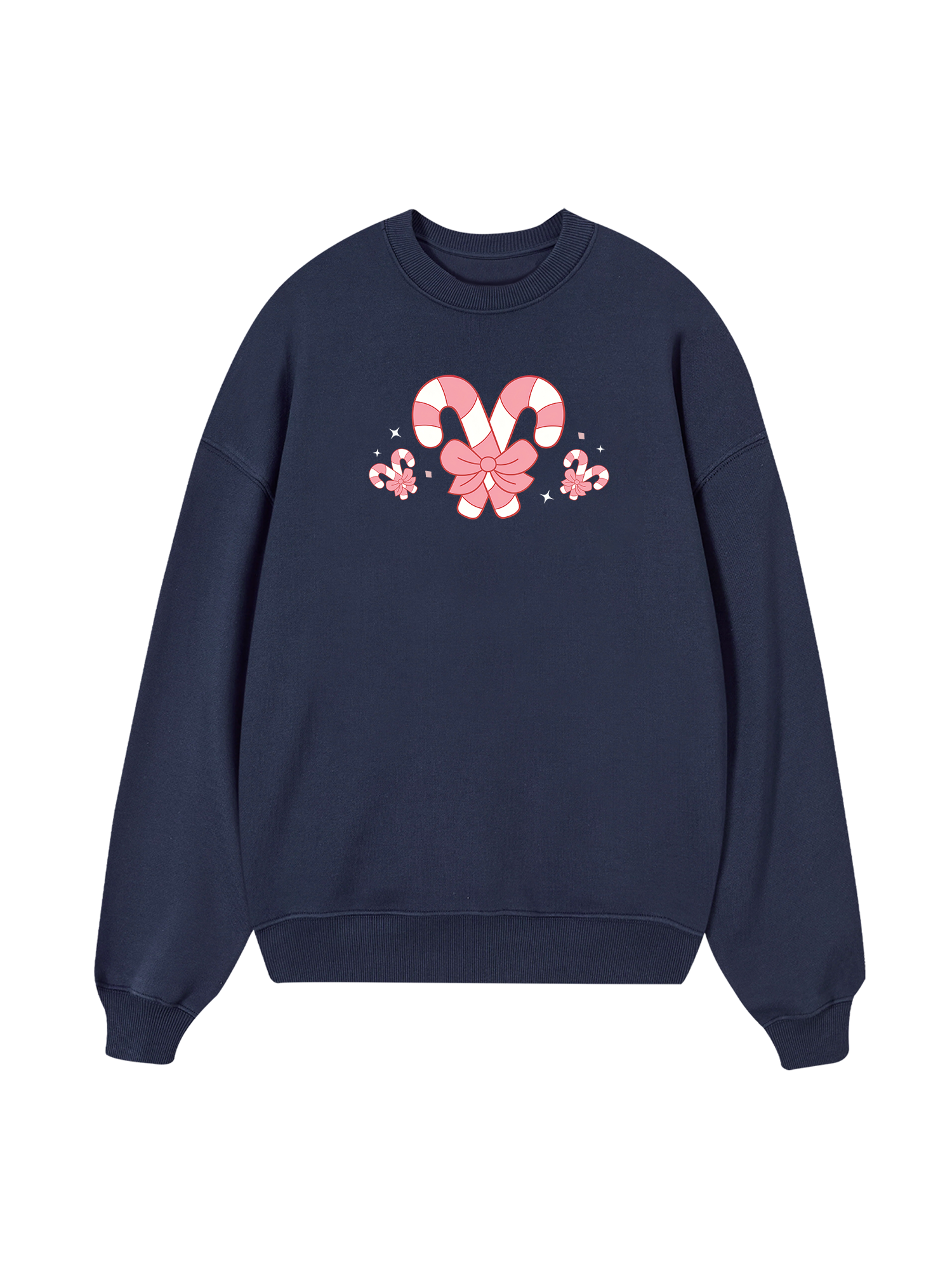 Cute Pink Candy Cane Sweater