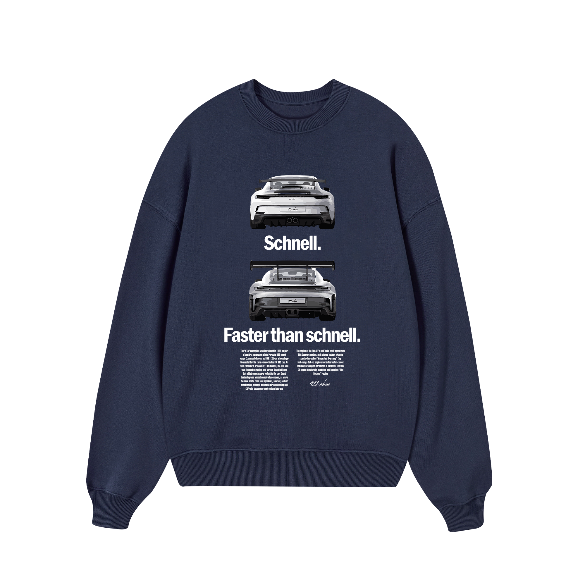 Porsche Faster Than Schnell Sweater