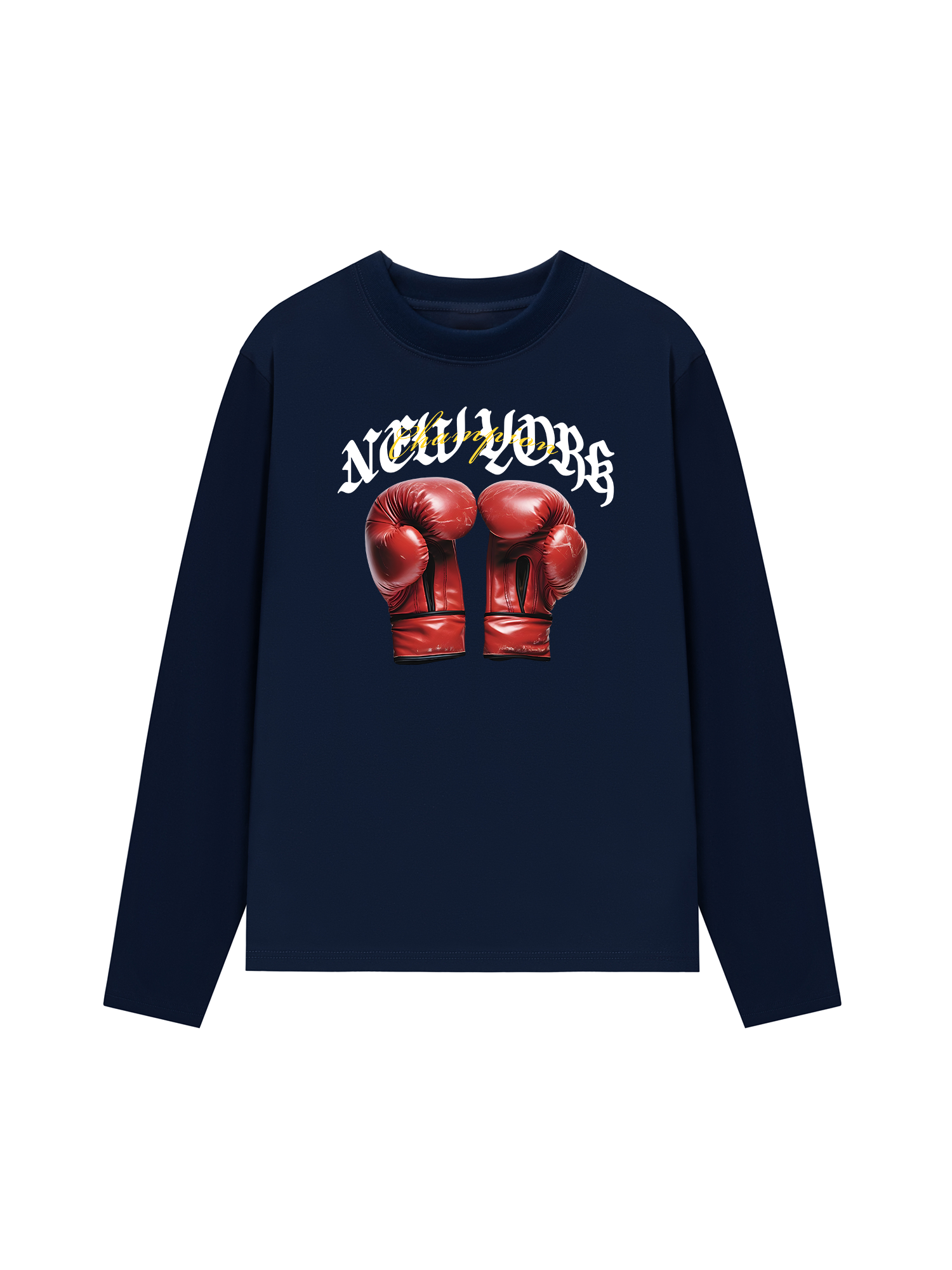 Áo Thun Dài Tay Champions New York Boxing