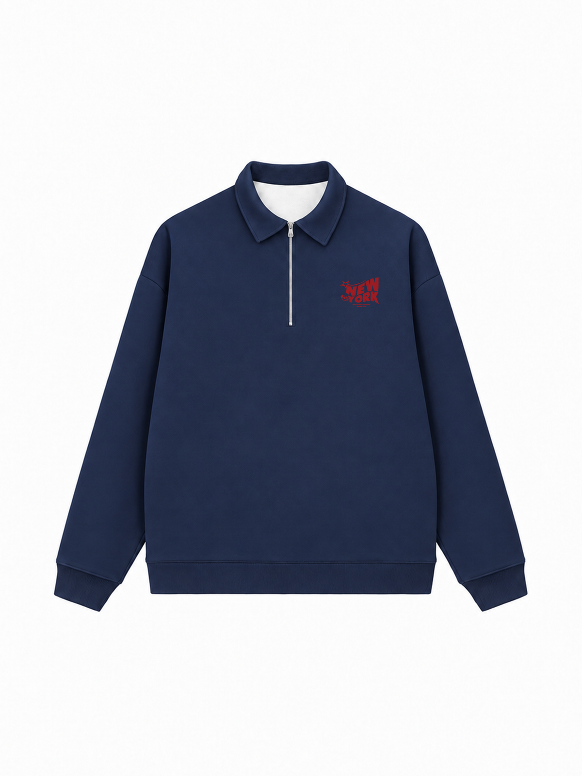 Áo Sweater Polo Nỉ Hai Da City Red Fashion