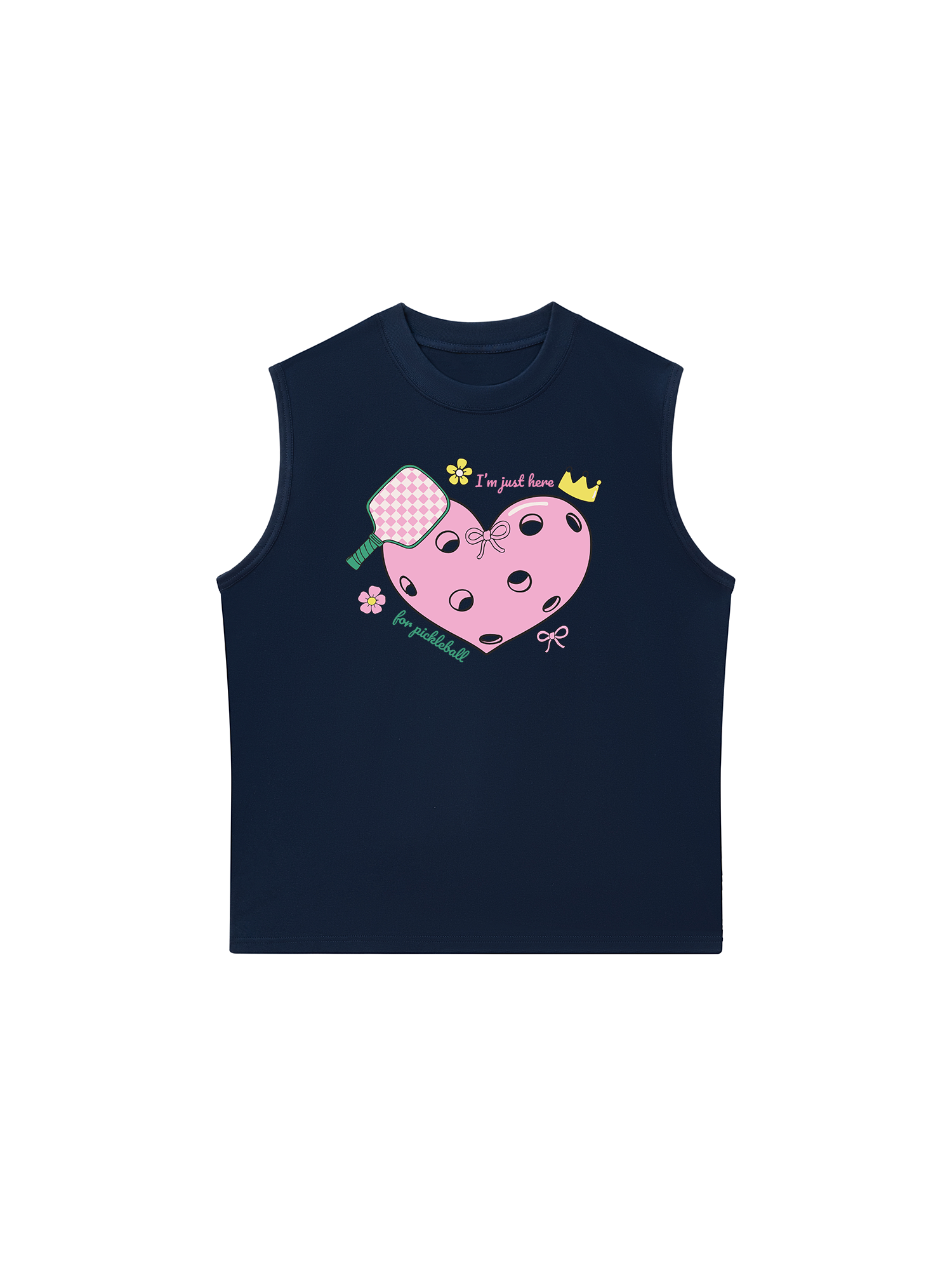 Áo Ba Lỗ Relaxed Fit I_m Just Here For Pickleball