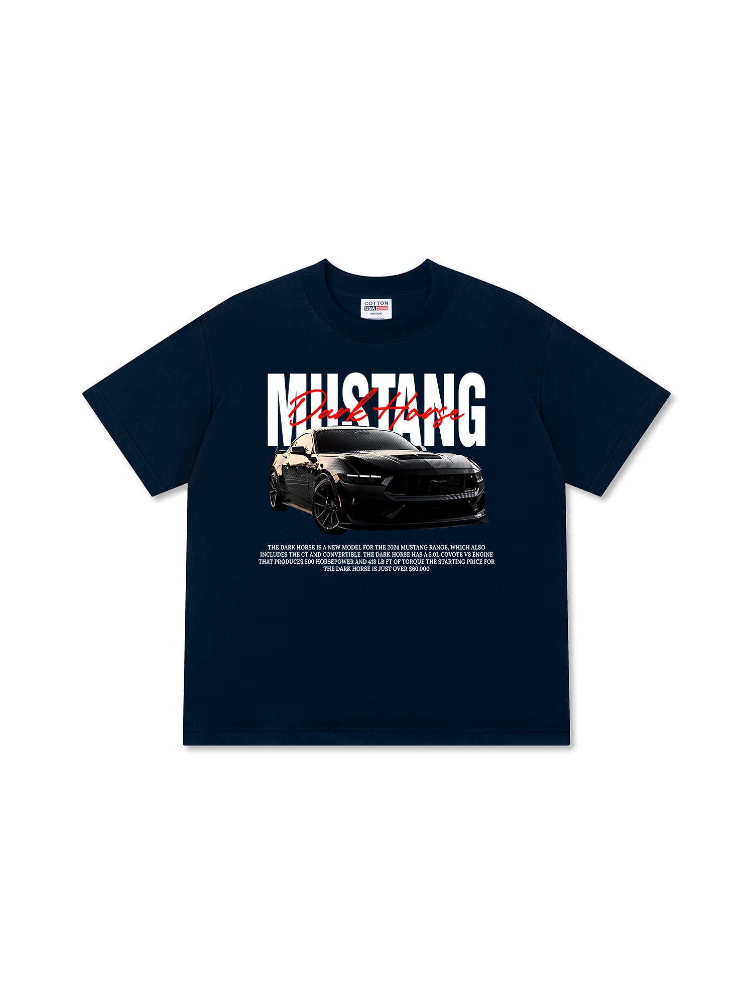 Áo Thun Relaxed Fit Ford Mustang Dark Horse