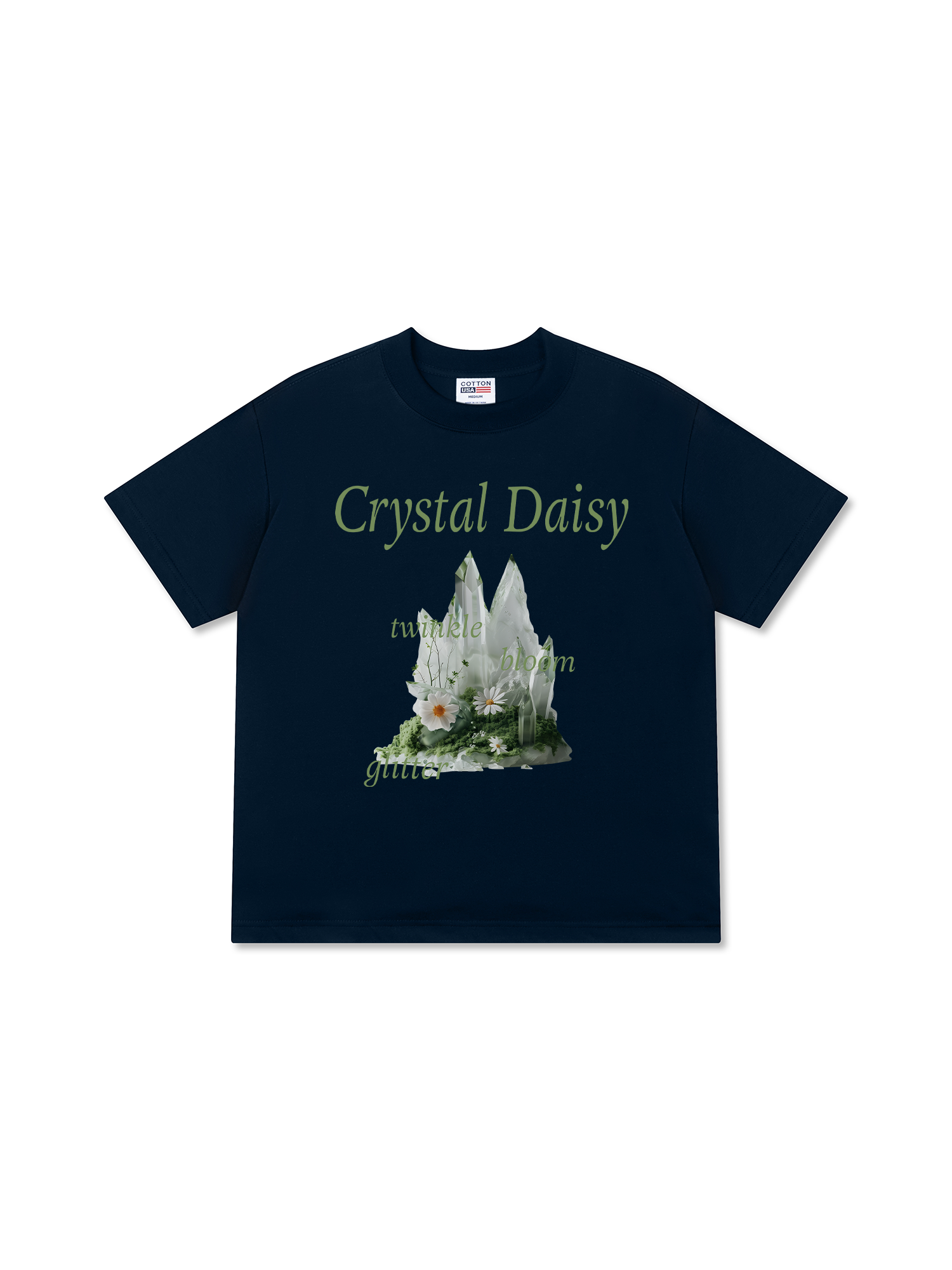 Áo Thun Relaxed Fit Floral Crytsal Daisy