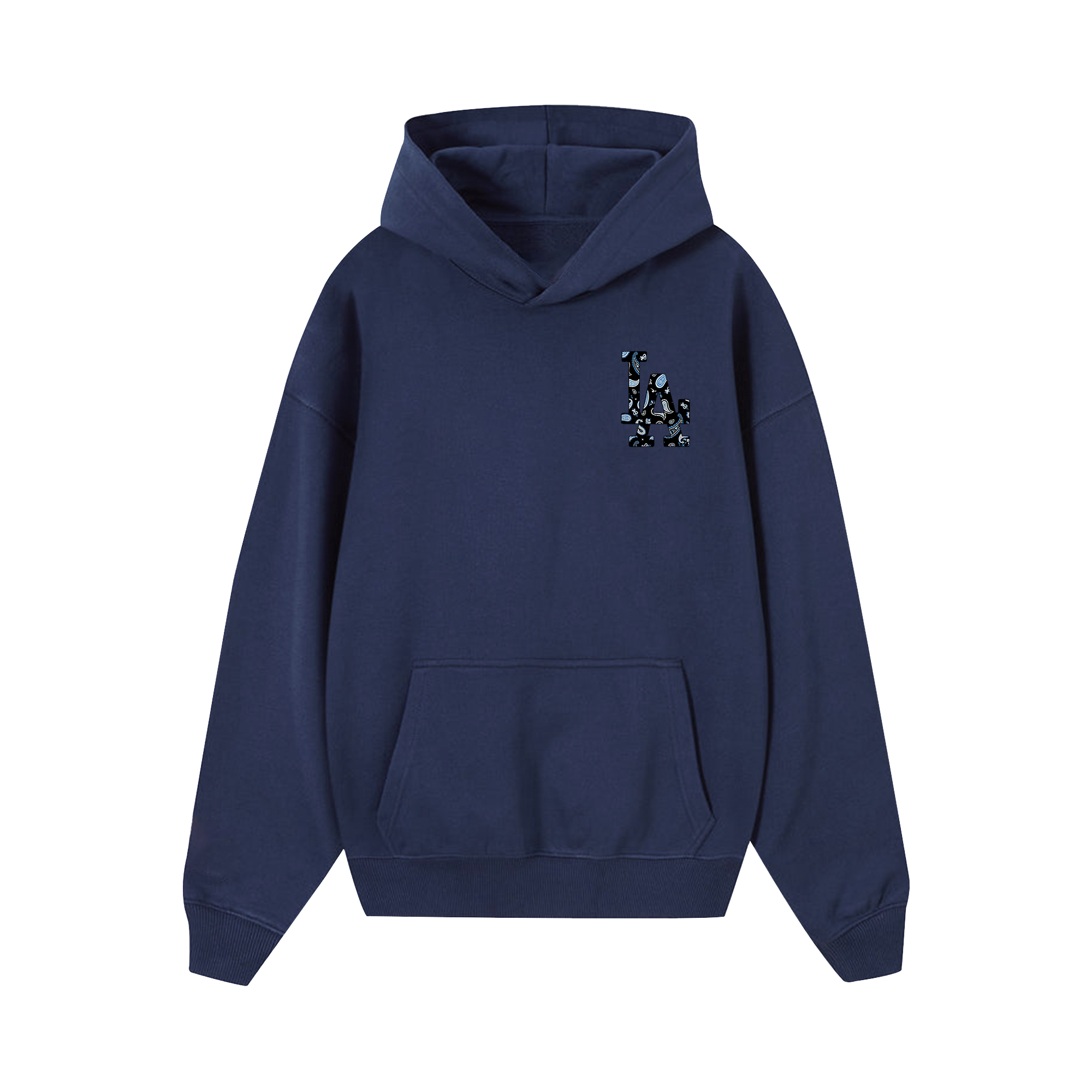 MLB Floral Blue Bandana Hoodie