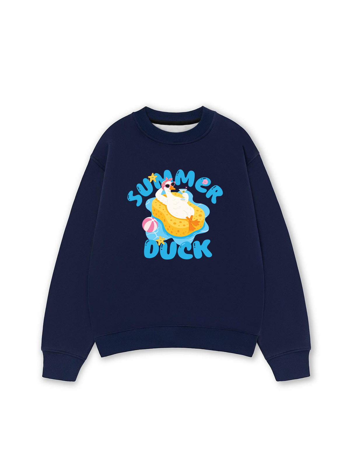 Áo Sweater Nỉ Hai Da Farm Summer Duck