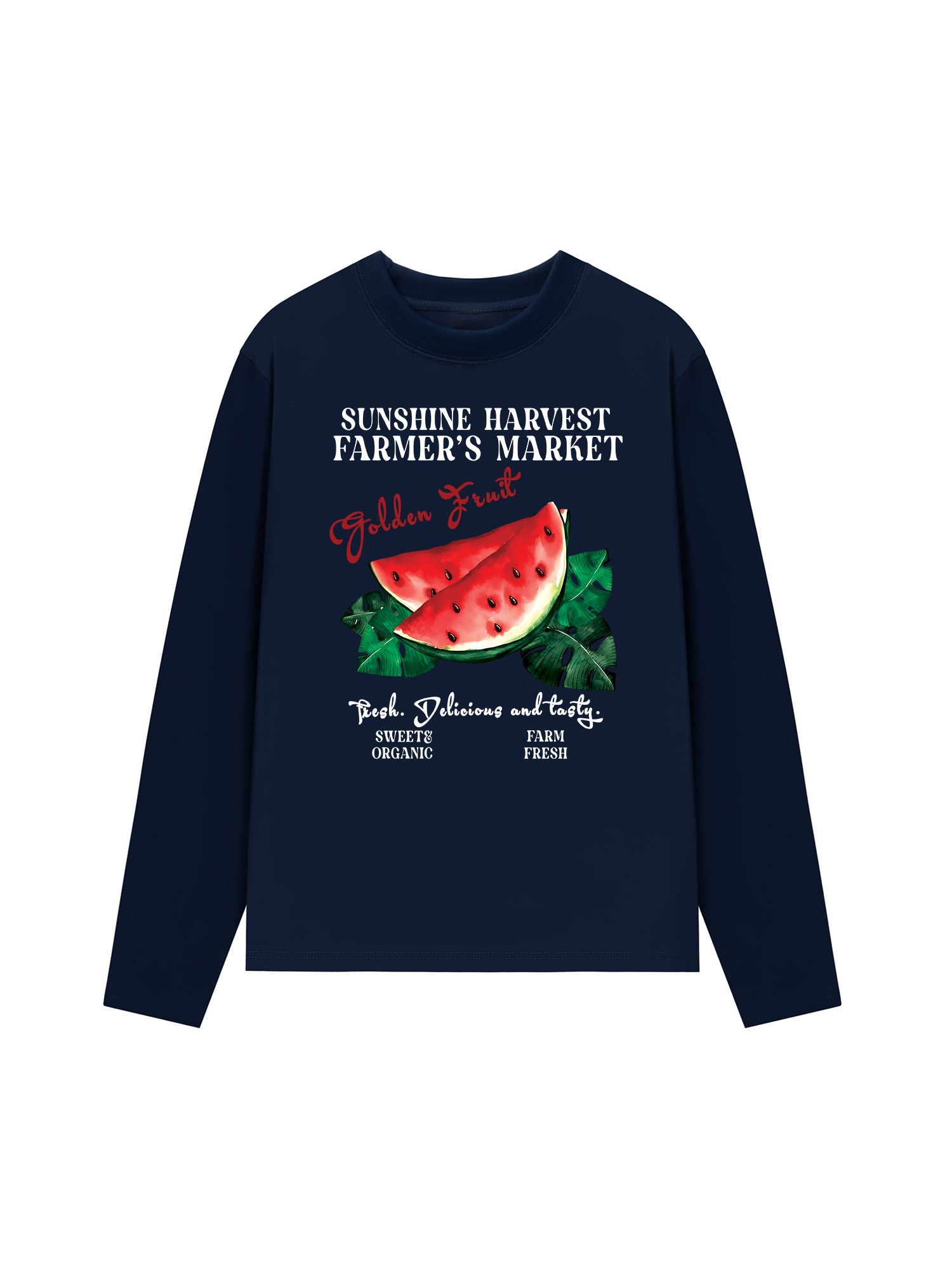 Áo Thun Dài Tay Tropical Watermelon Farm Marrket