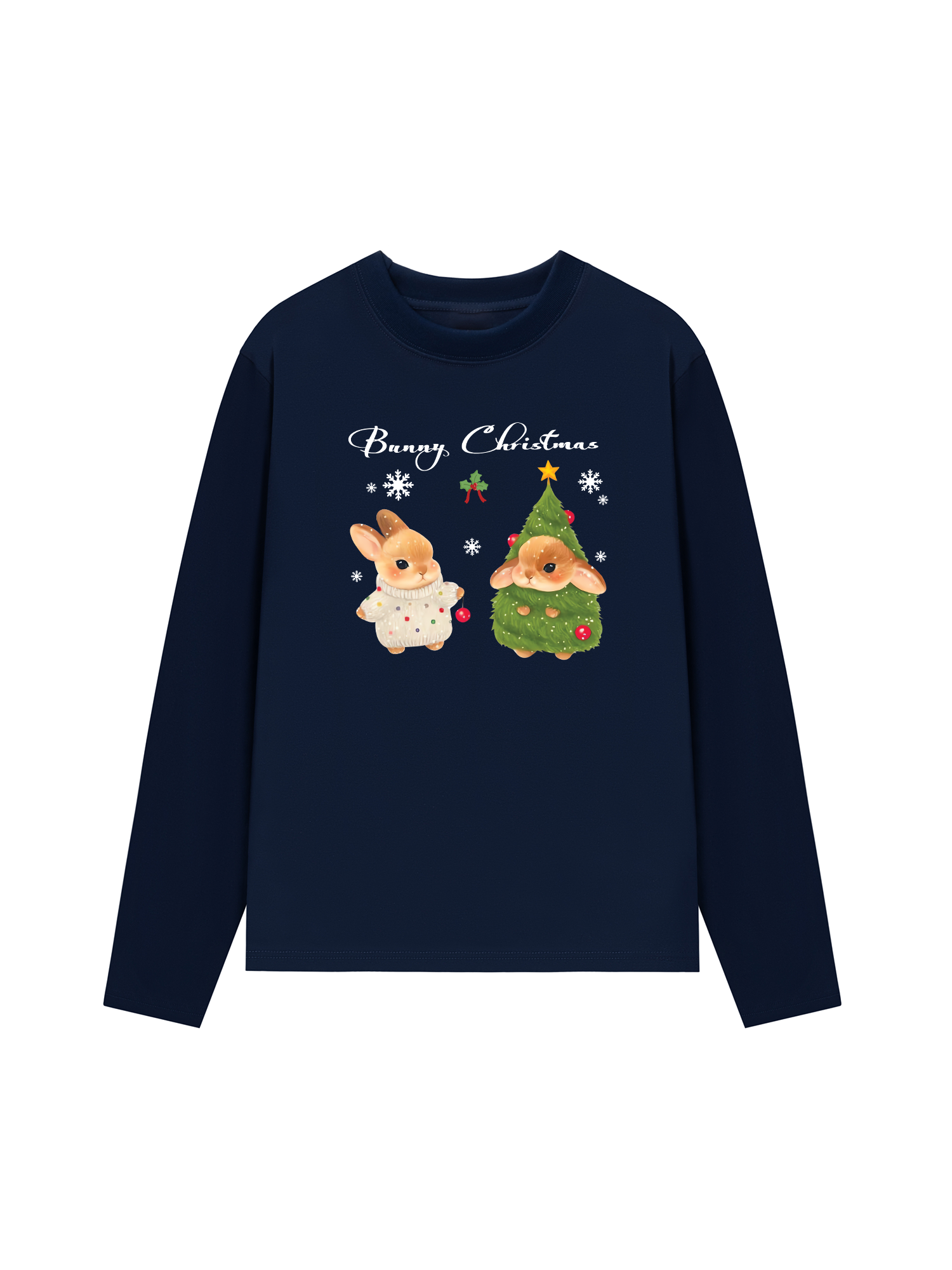 Áo Thun Dài Tay Bunny Christmas
