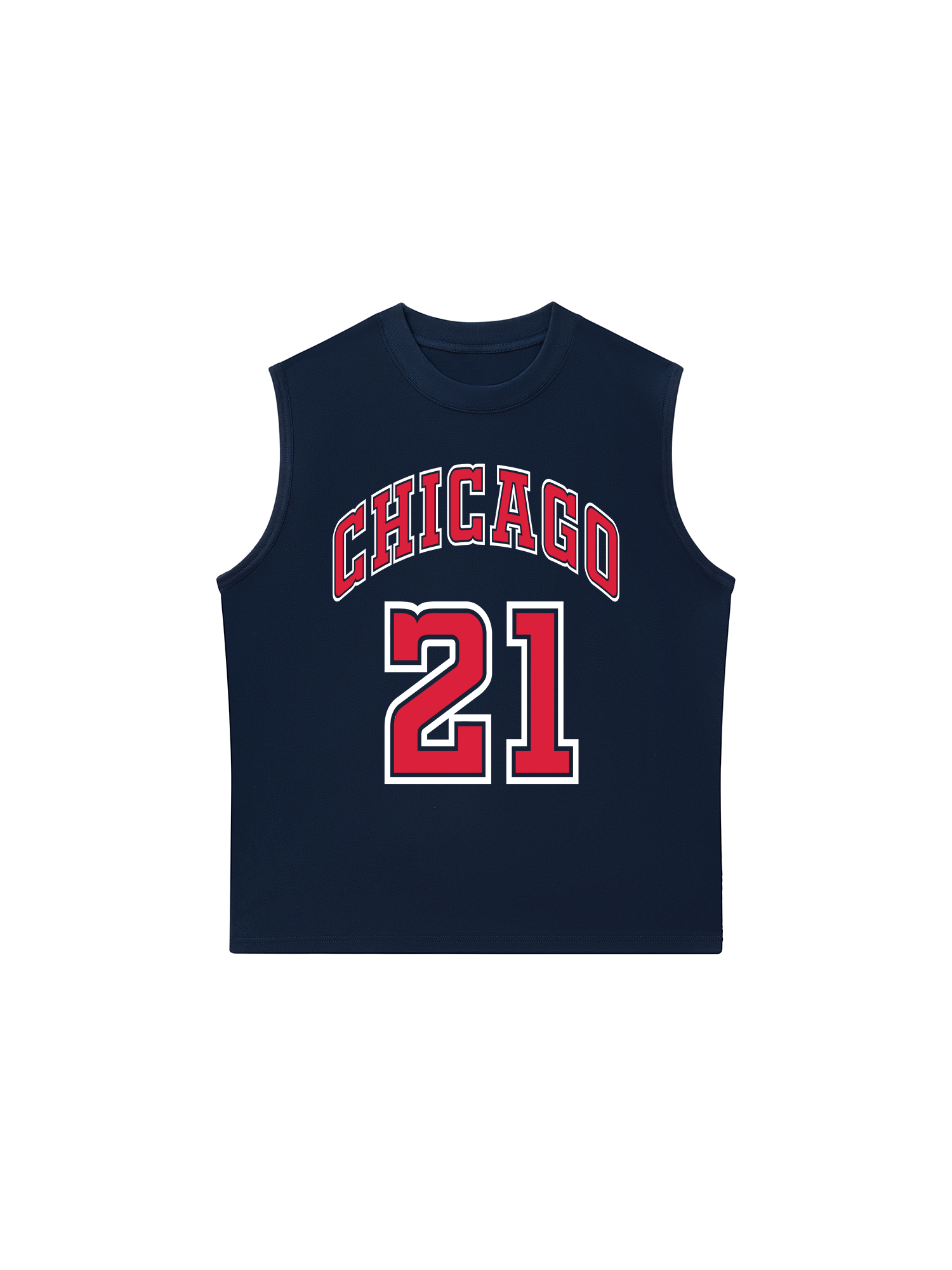 Áo Ba Lỗ Relaxed Fit Chicago 21 Basketball Spider