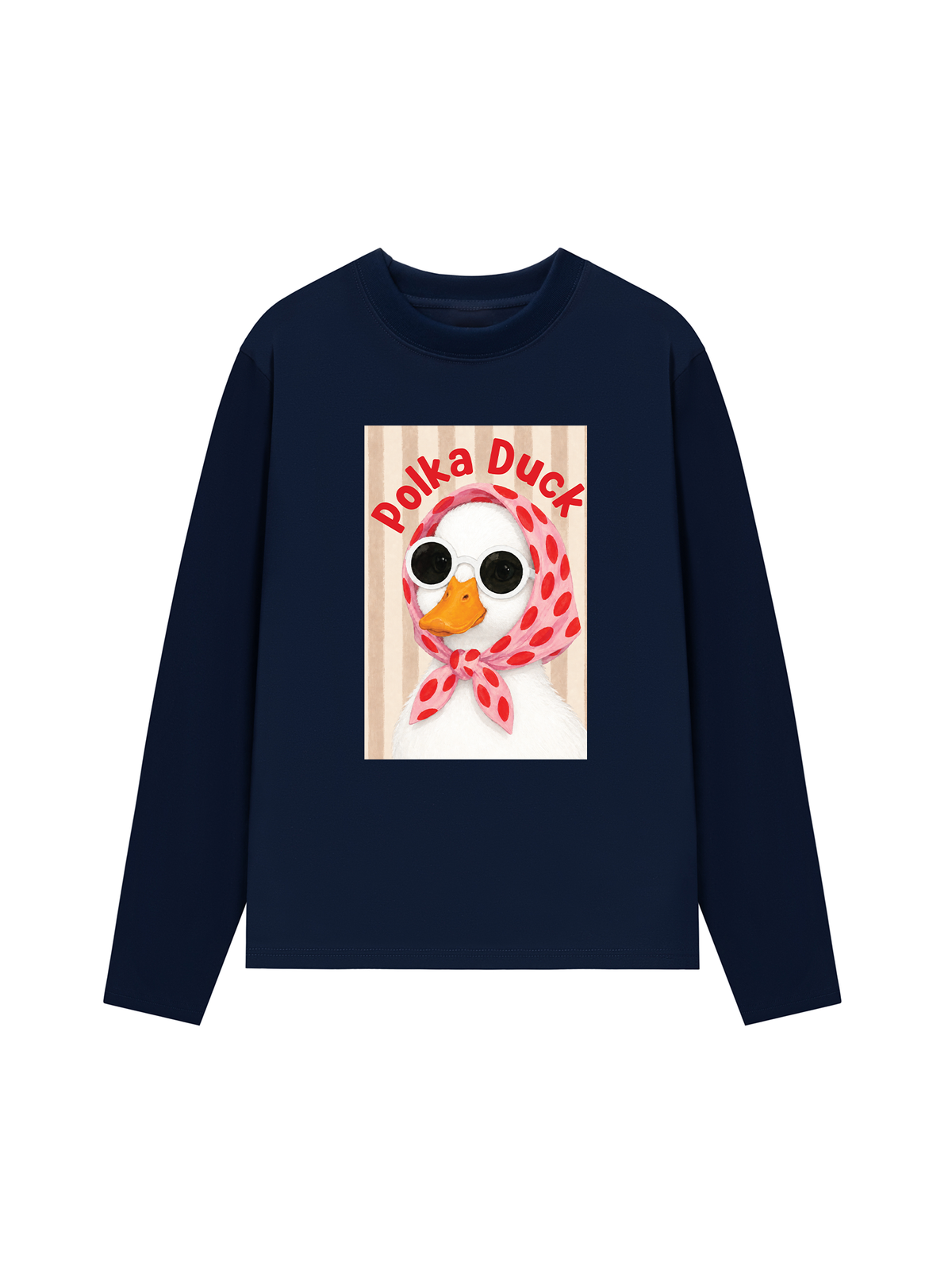 Áo Thun Dài Tay Farm Polka Duck