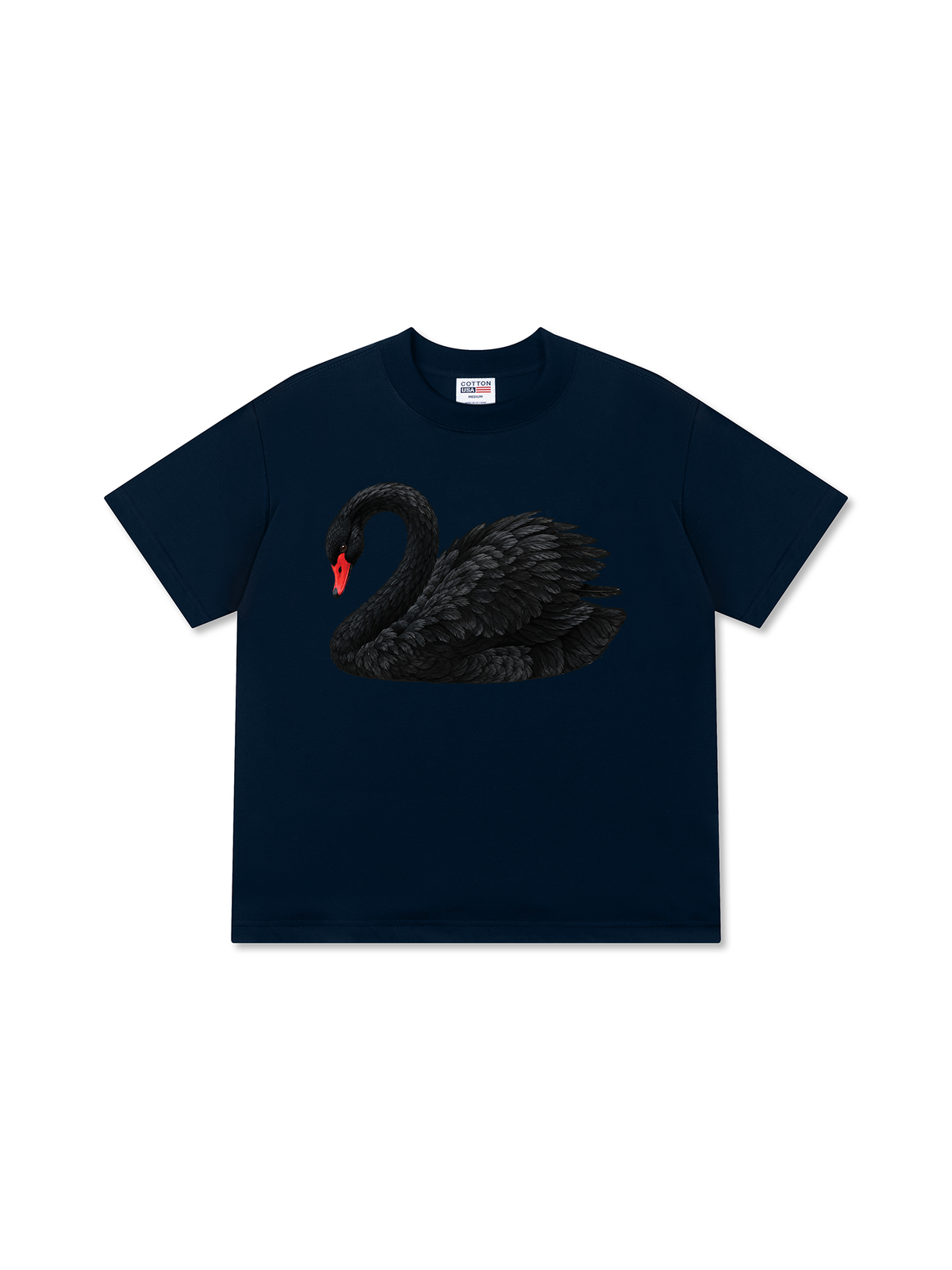 Áo Thun Relaxed Fit Black Swan