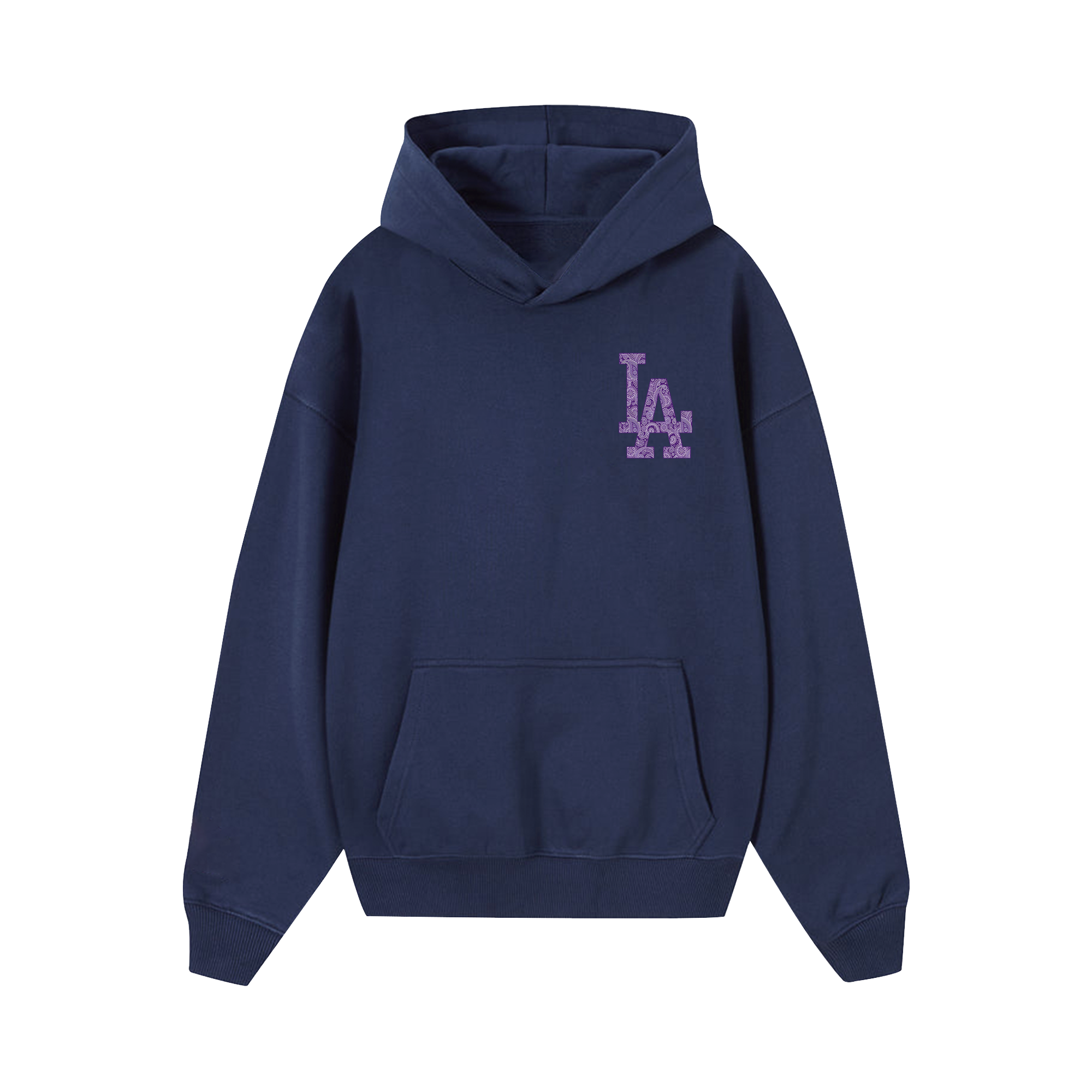 MLB Floral Purple Bandana Hoodie