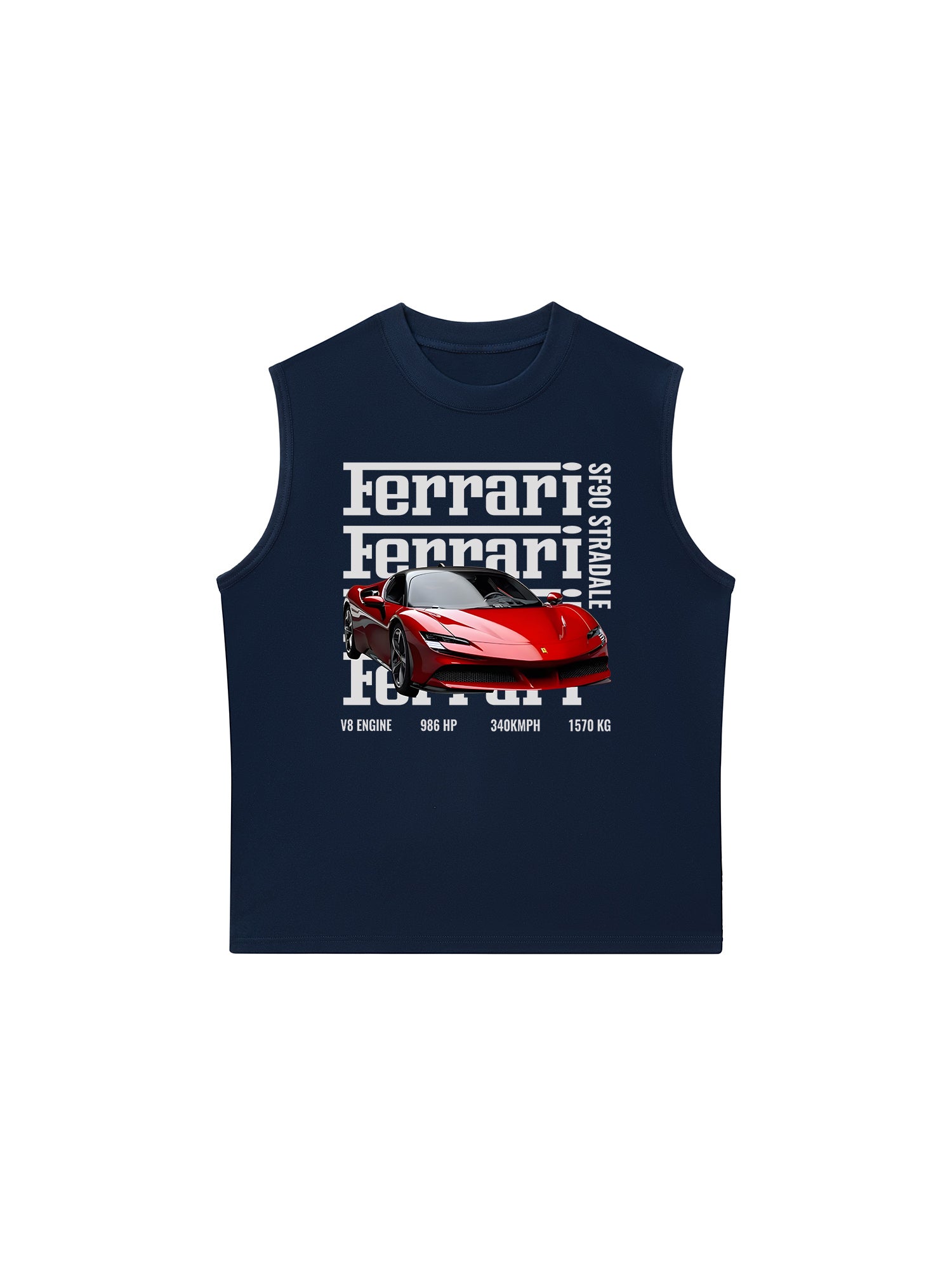 Áo Ba Lỗ Relaxed Fit Ferrari SF90 Stradale