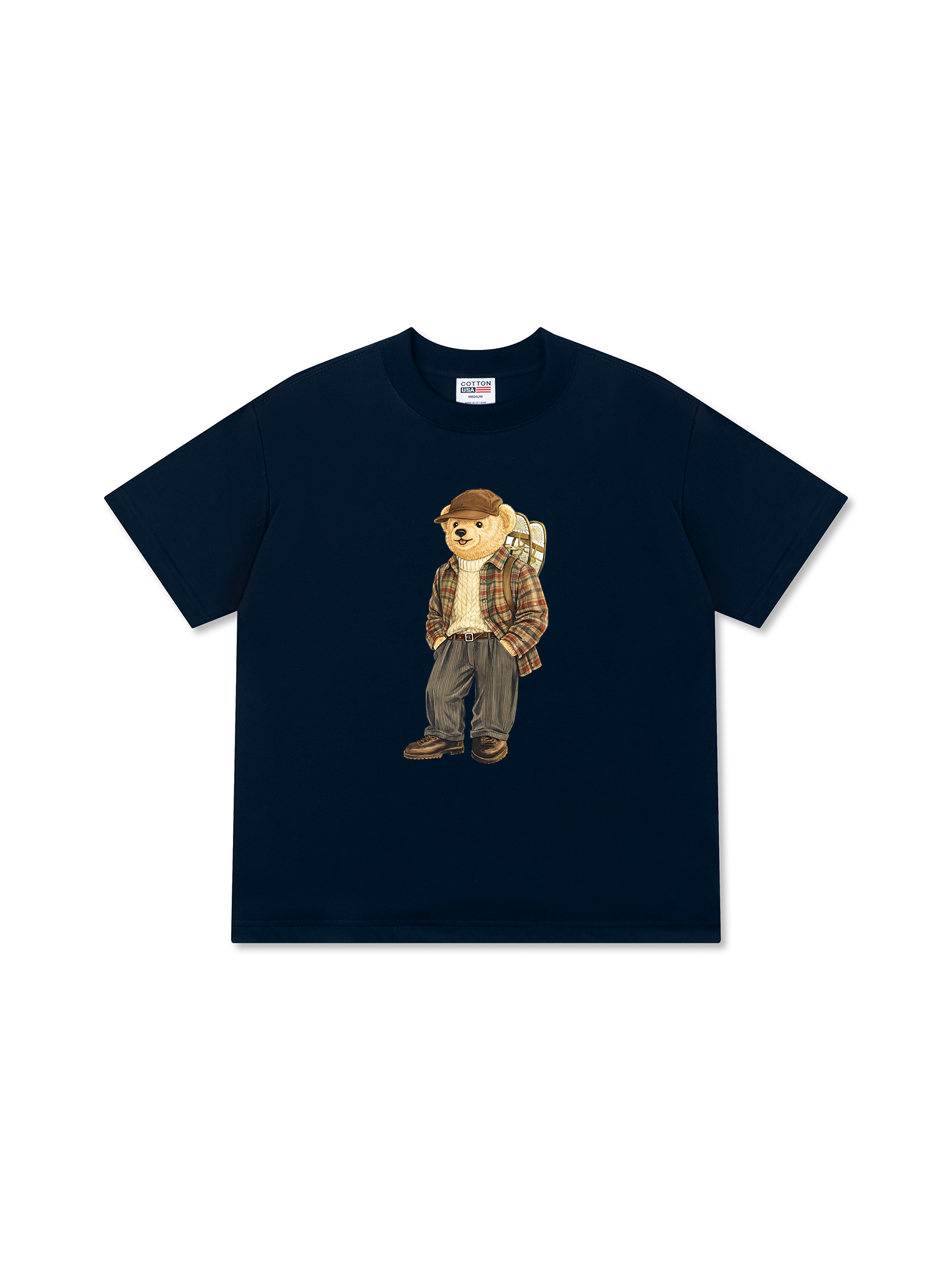 Áo Thun Relaxed Fit Travel Vloger Bear