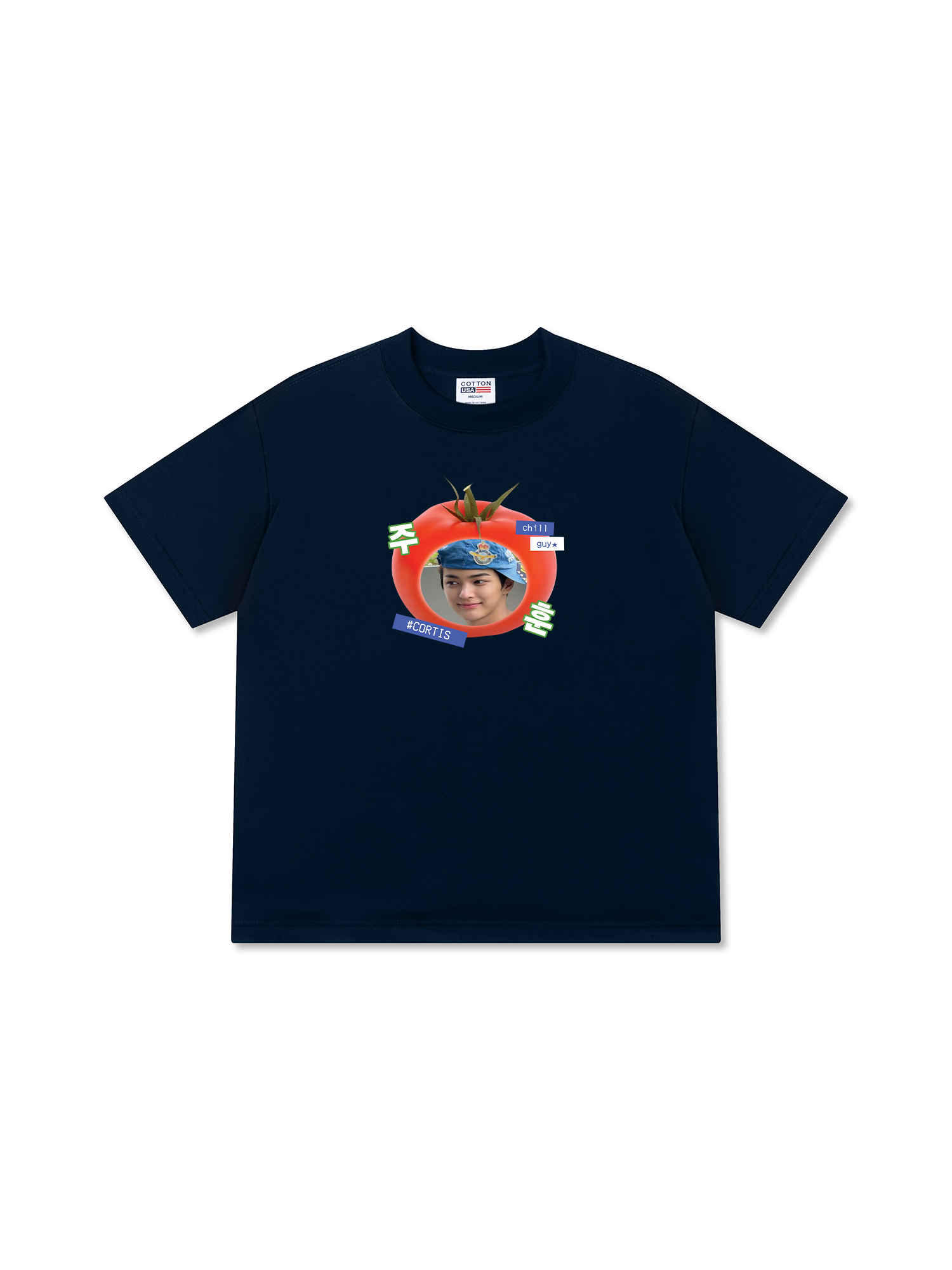 Áo Thun Relaxed Fit Idols Cortis Keonho Tomato