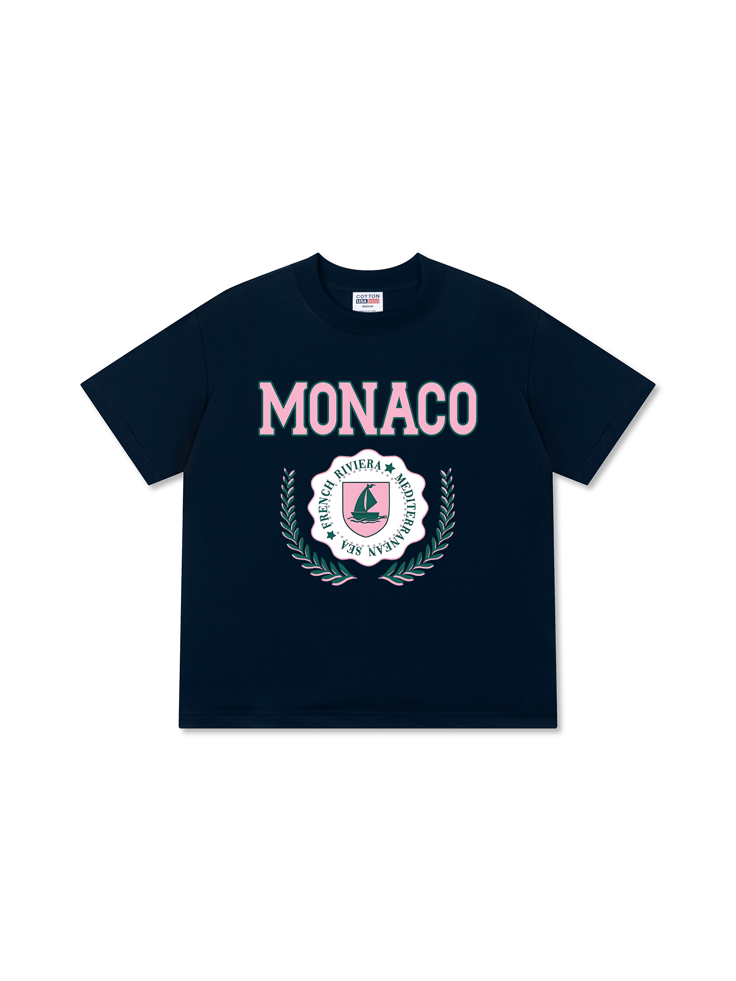 Áo Thun Relaxed Fit City Pink Monaco