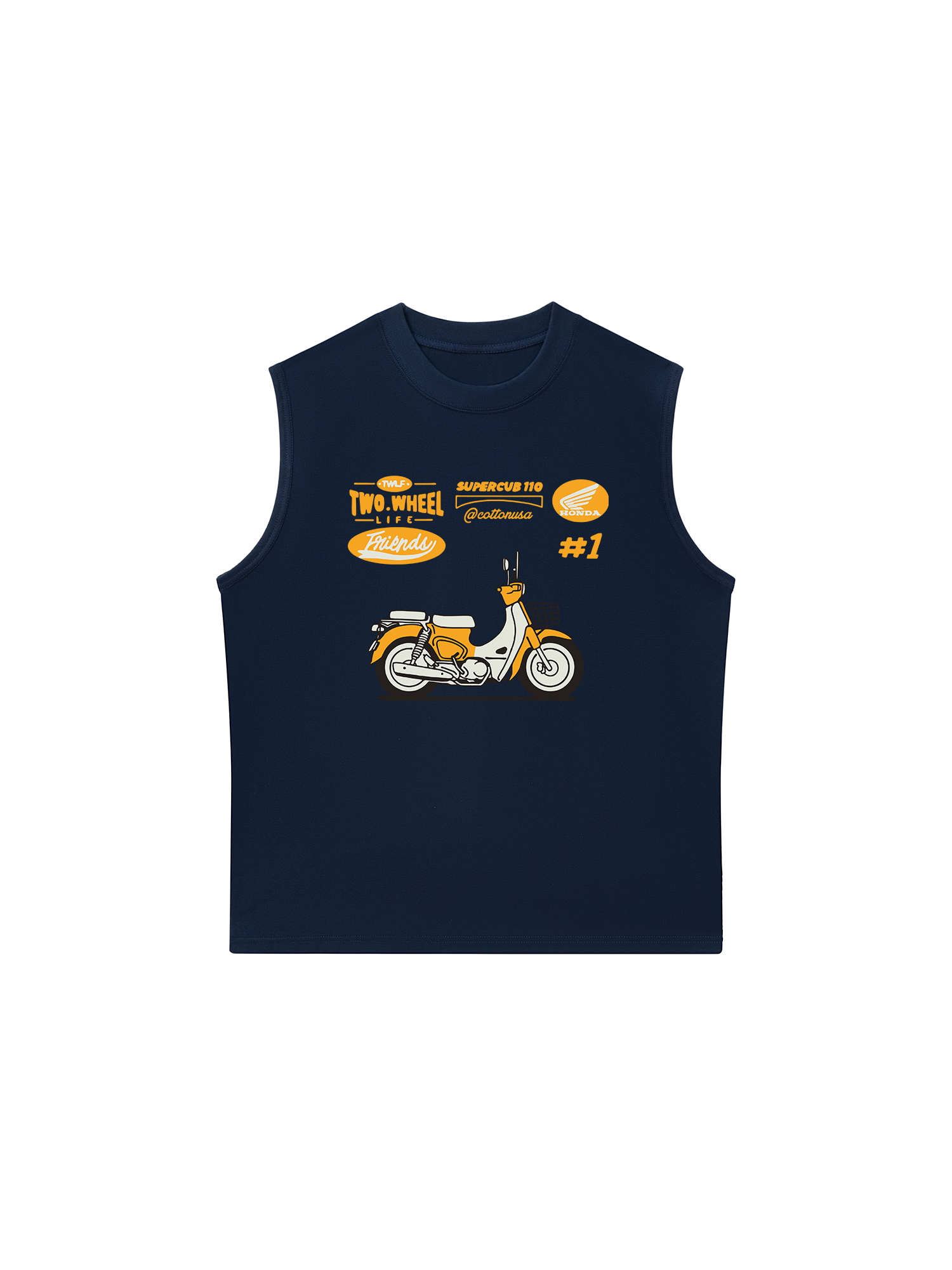 Áo Ba Lỗ Relaxed Fit Super Cub 110