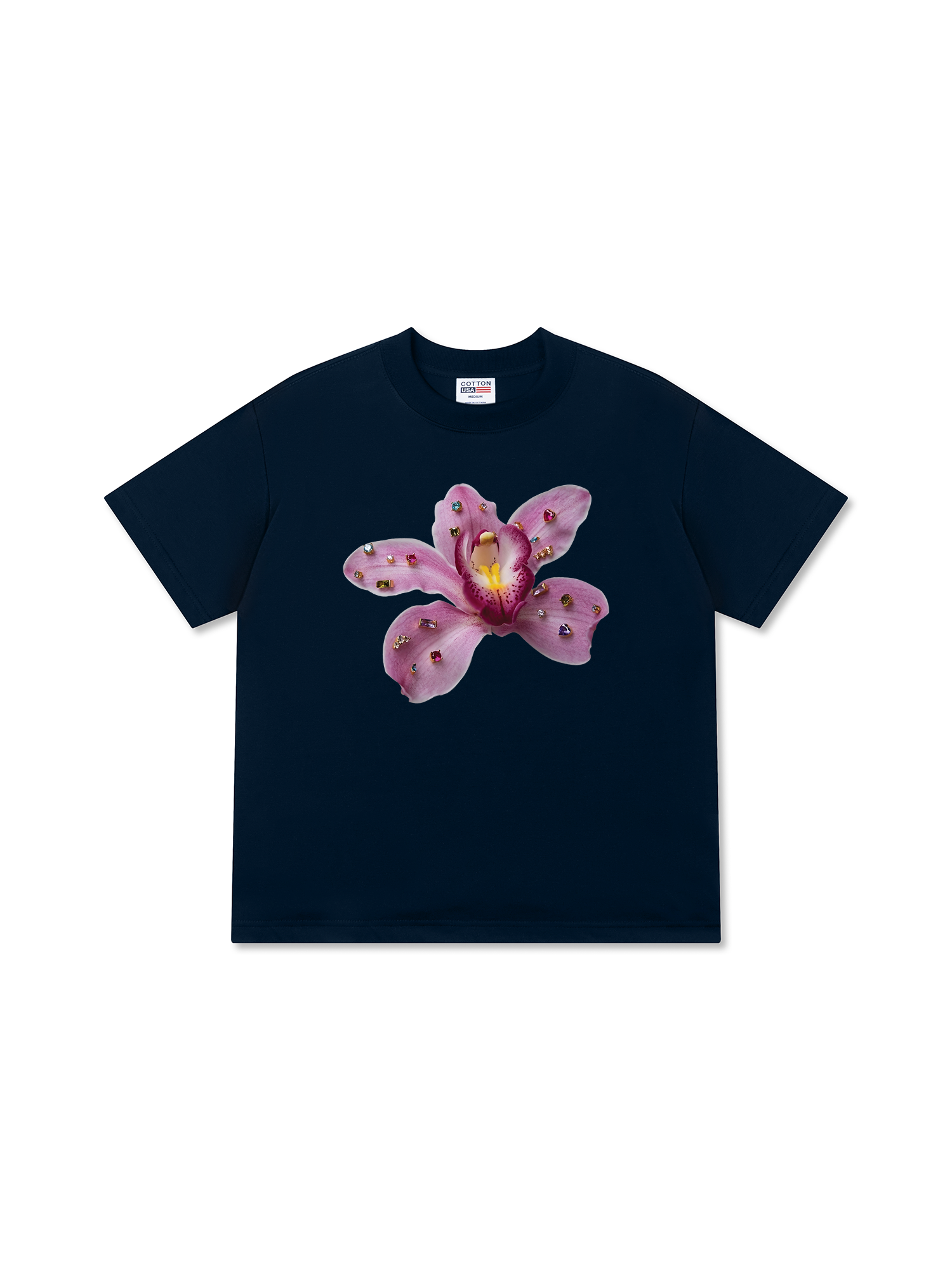 Áo Thun Relaxed Fit Bling Orchid Girl