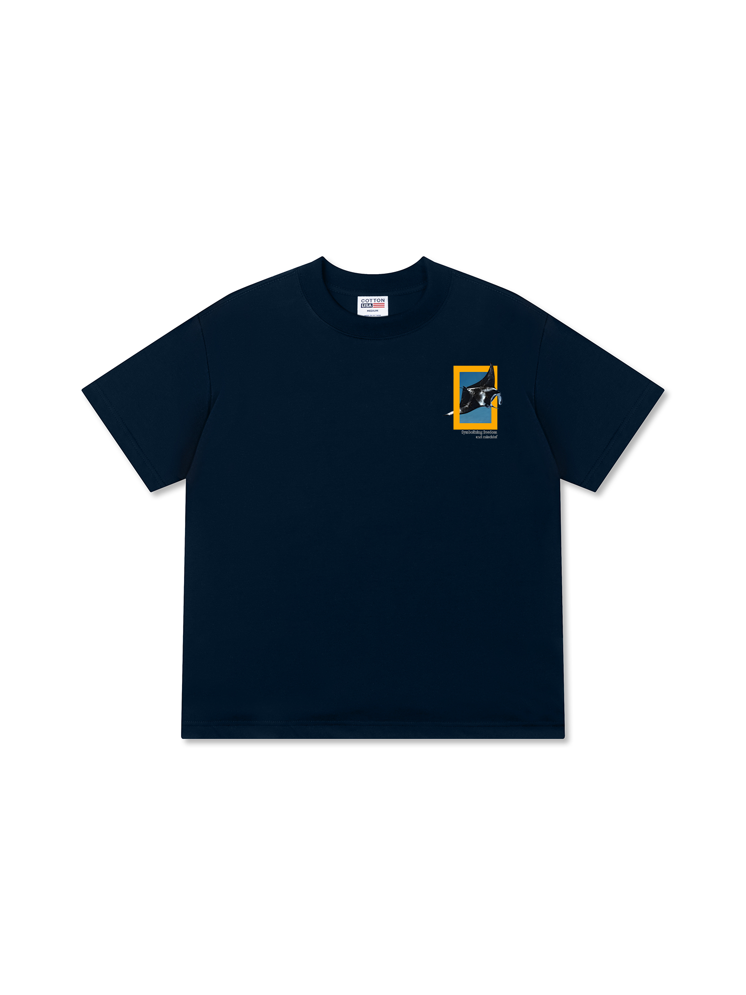 Áo Thun Relaxed Fit Wild Life Symbolizing Freedom