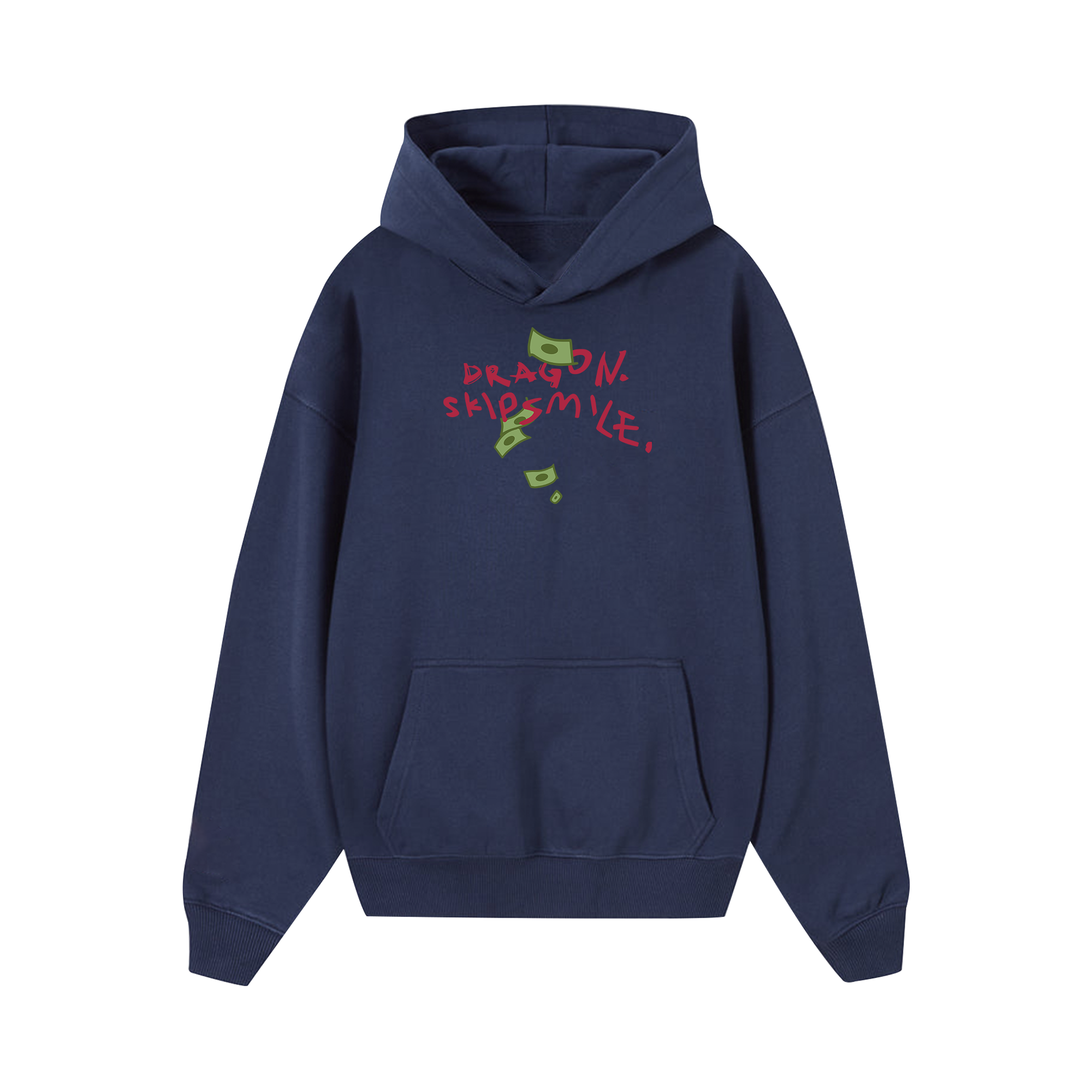 Money Dragon Skip Smile Hoodie