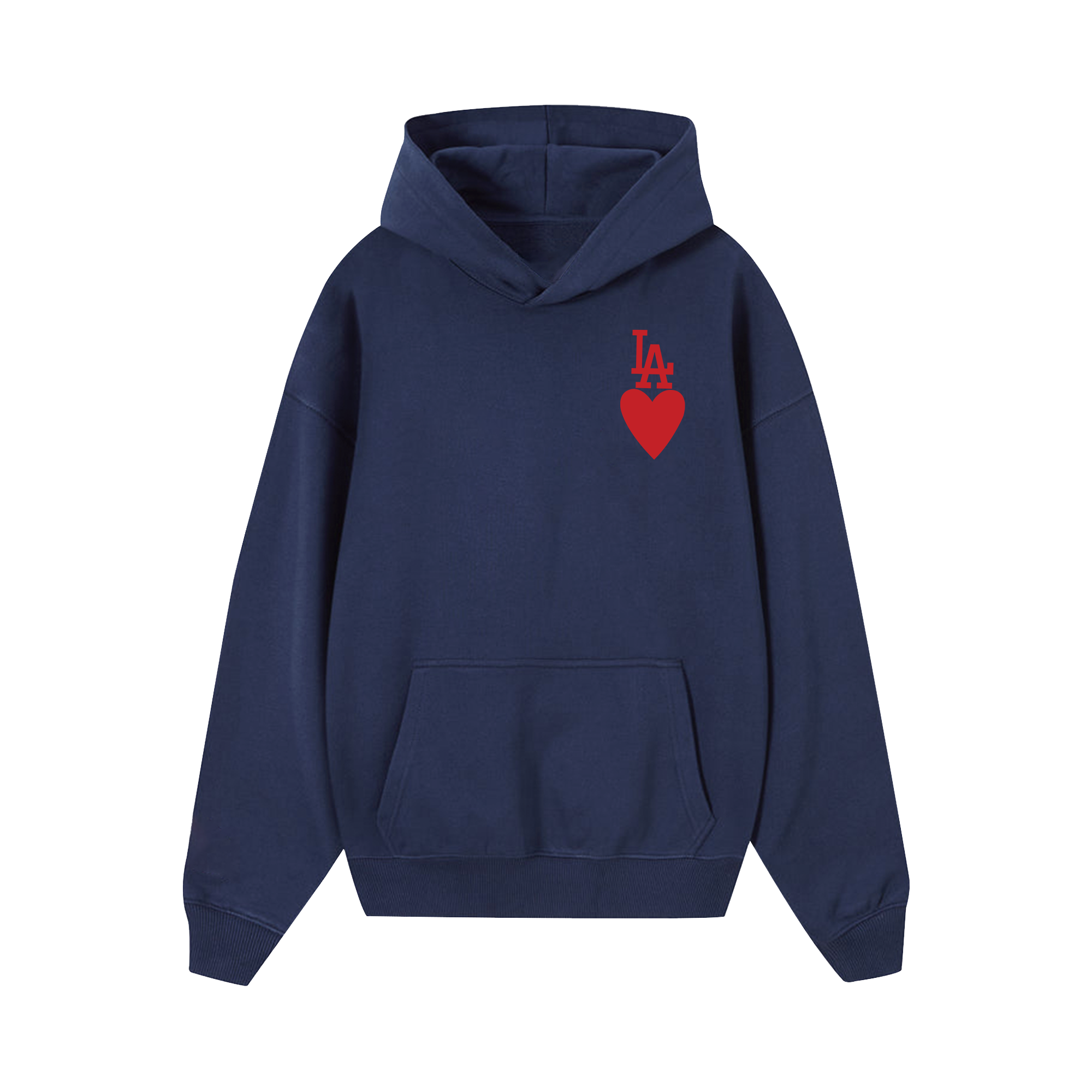 MLB Los Angeles Dodgers Heart Hoodie