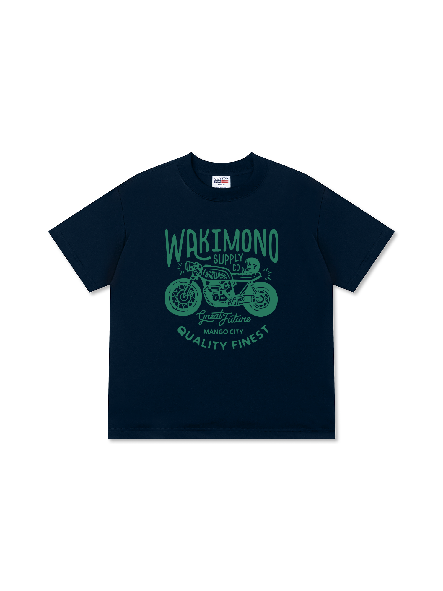 Áo Thun Relaxed Fit Motorbike WAKIMONO-01