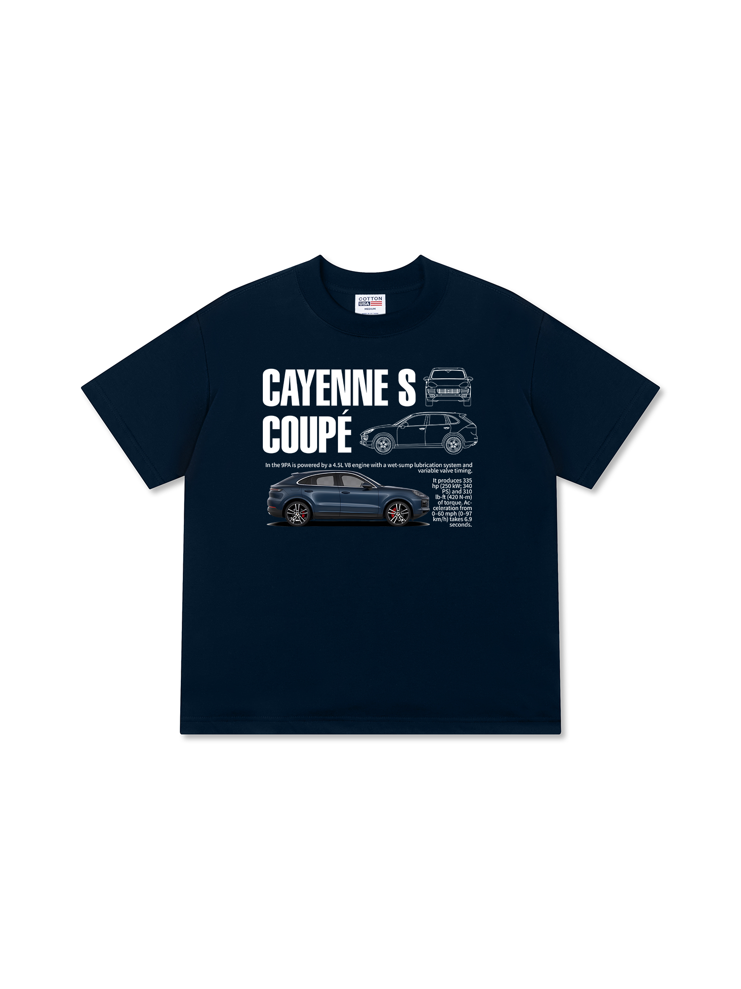 Áo Thun Relaxed Fit Cayenne S Coupe Classic