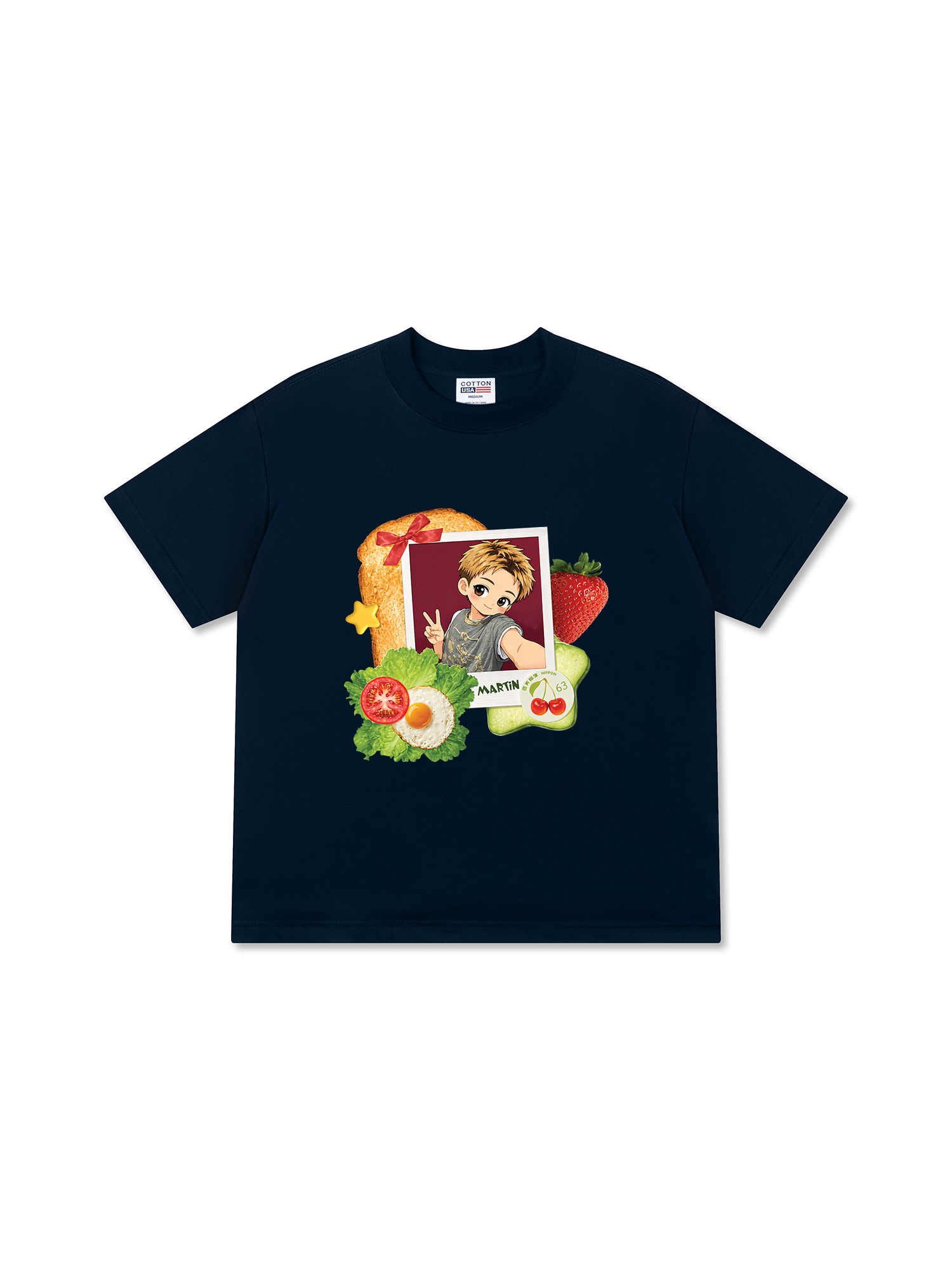 Áo Thun Relaxed Fit Idols Martin Cortis Strawberry Dream
