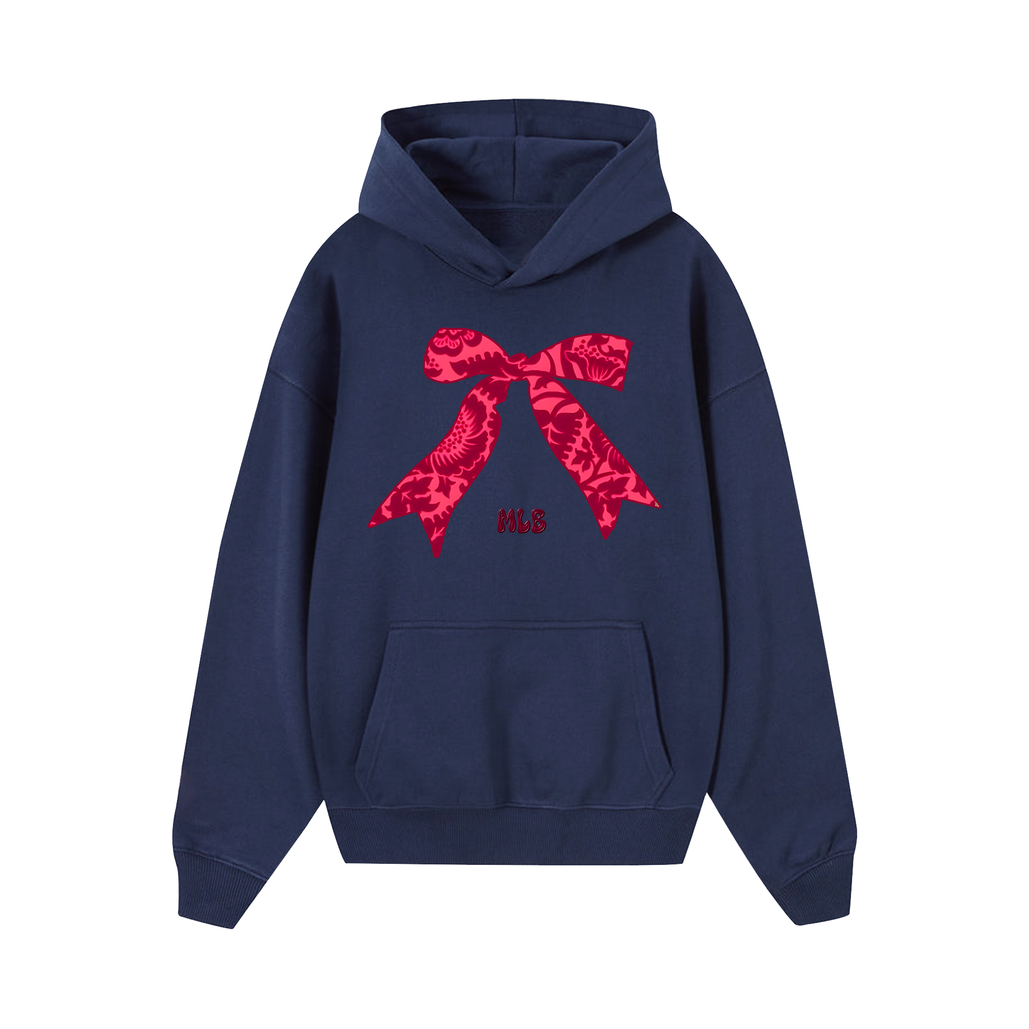 MLB Floral Coquette Pink Hoodie