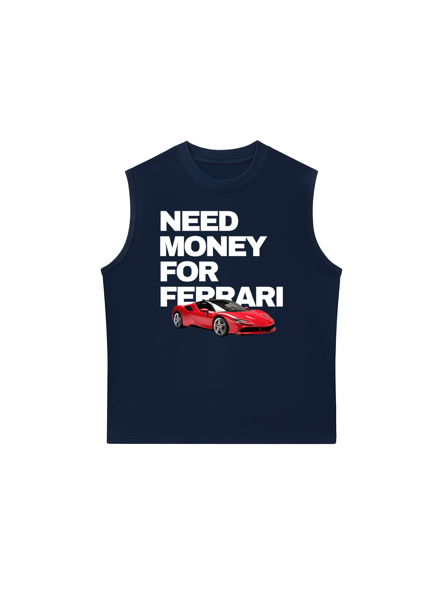 Áo Ba Lỗ Relaxed Fit Ferrari Need Money For Classic