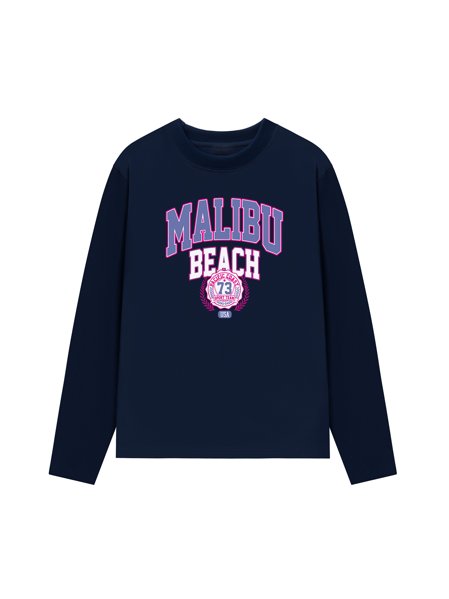 Áo Thun Dài Tay USA Malibu Beach Retro