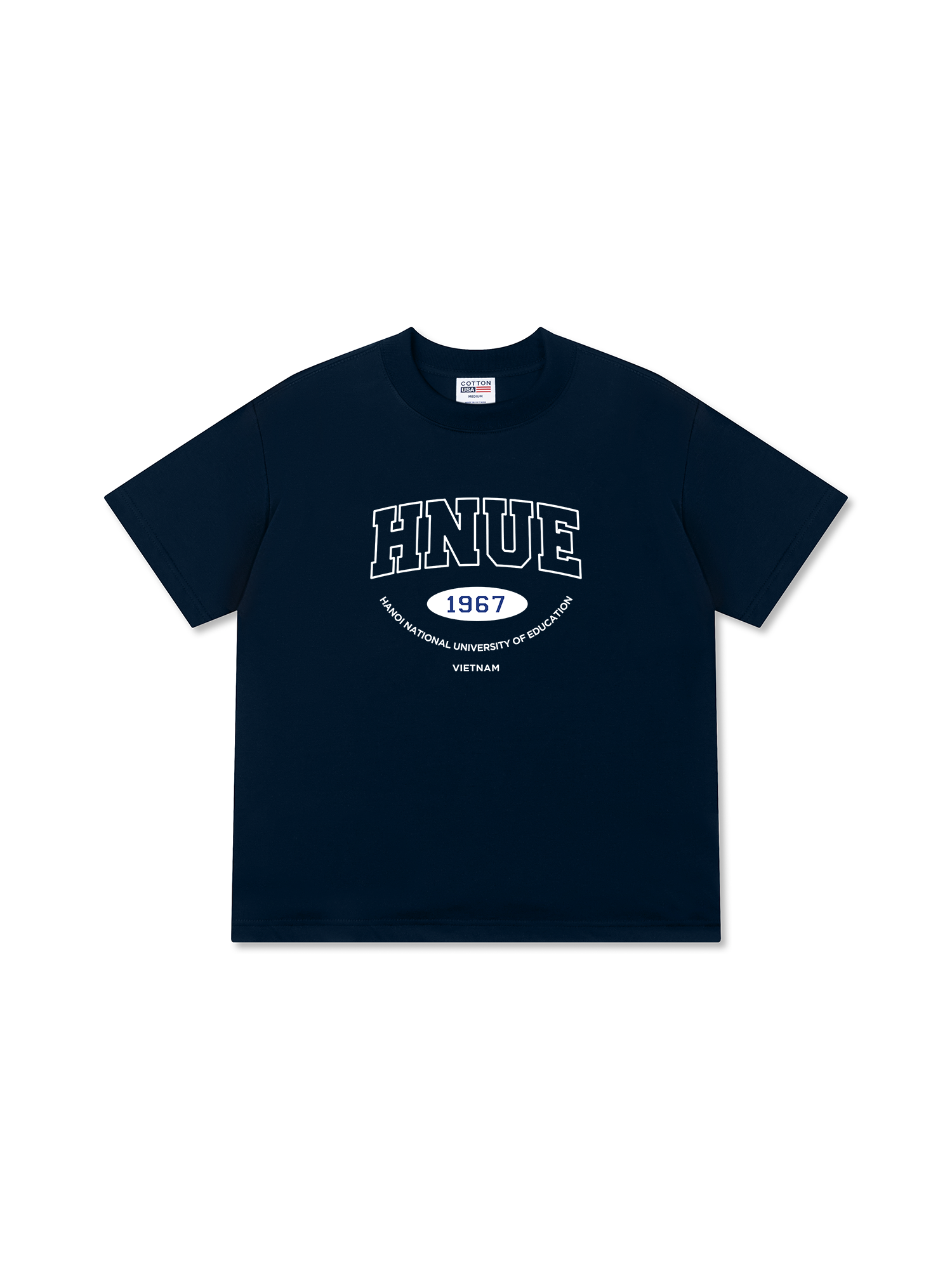 Áo Thun Relaxed Fit HNUE - Hanoi National University of Education