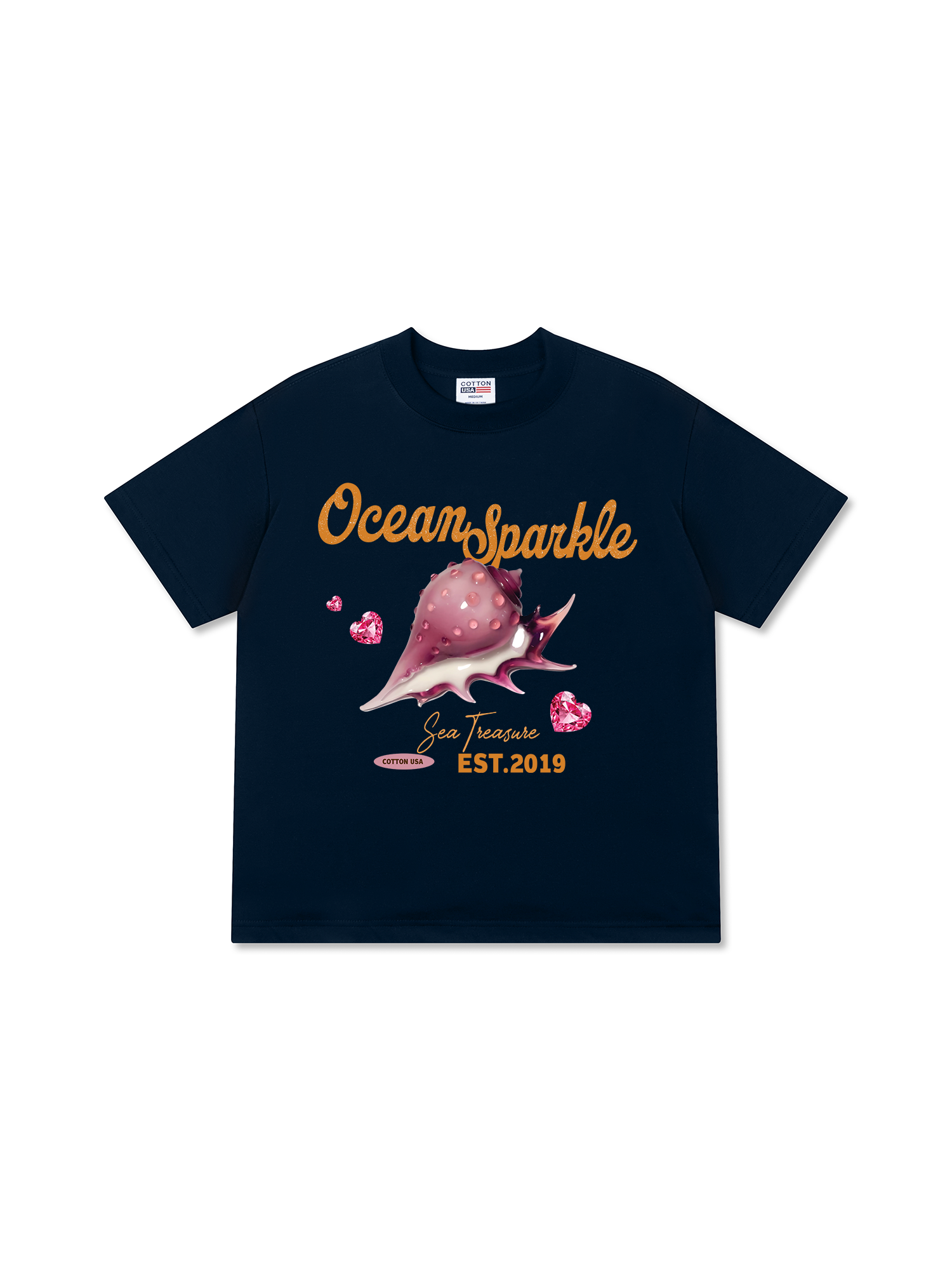 Áo Thun Relaxed Fit Bling Ocean Sparkle