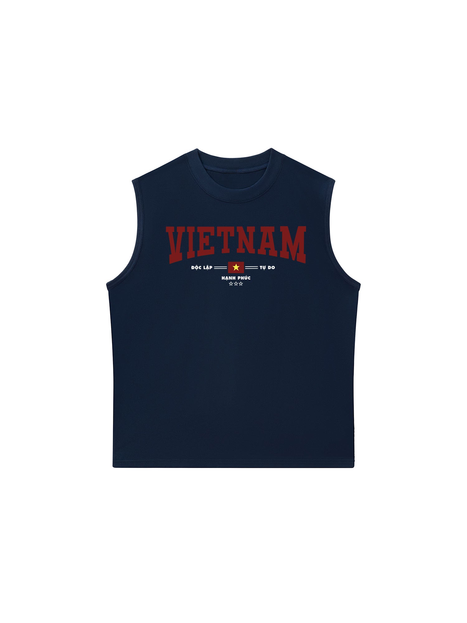 Áo Ba Lỗ Relaxed Fit Việt Nam Độc lập - Tự Do - Hạnh Phúc 3