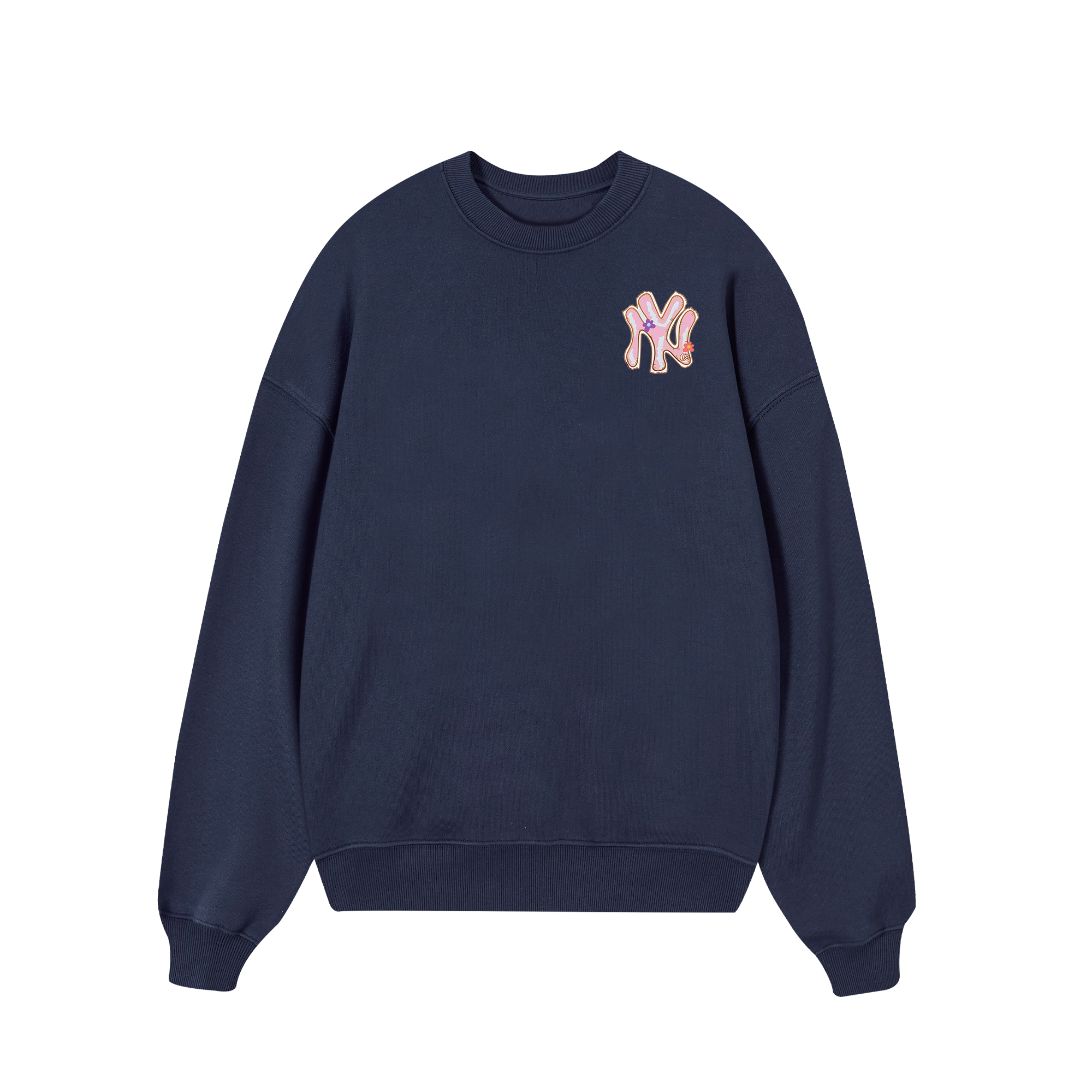 MLB Floral New York Yankees Cute Flower Sweater