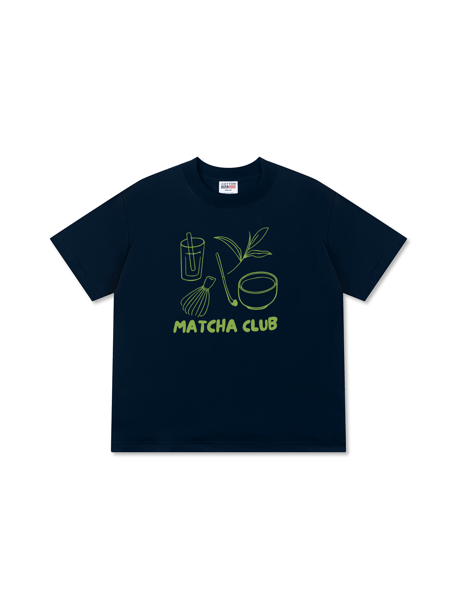 Áo Thun Relaxed Fit Daily Cup Matcha Club