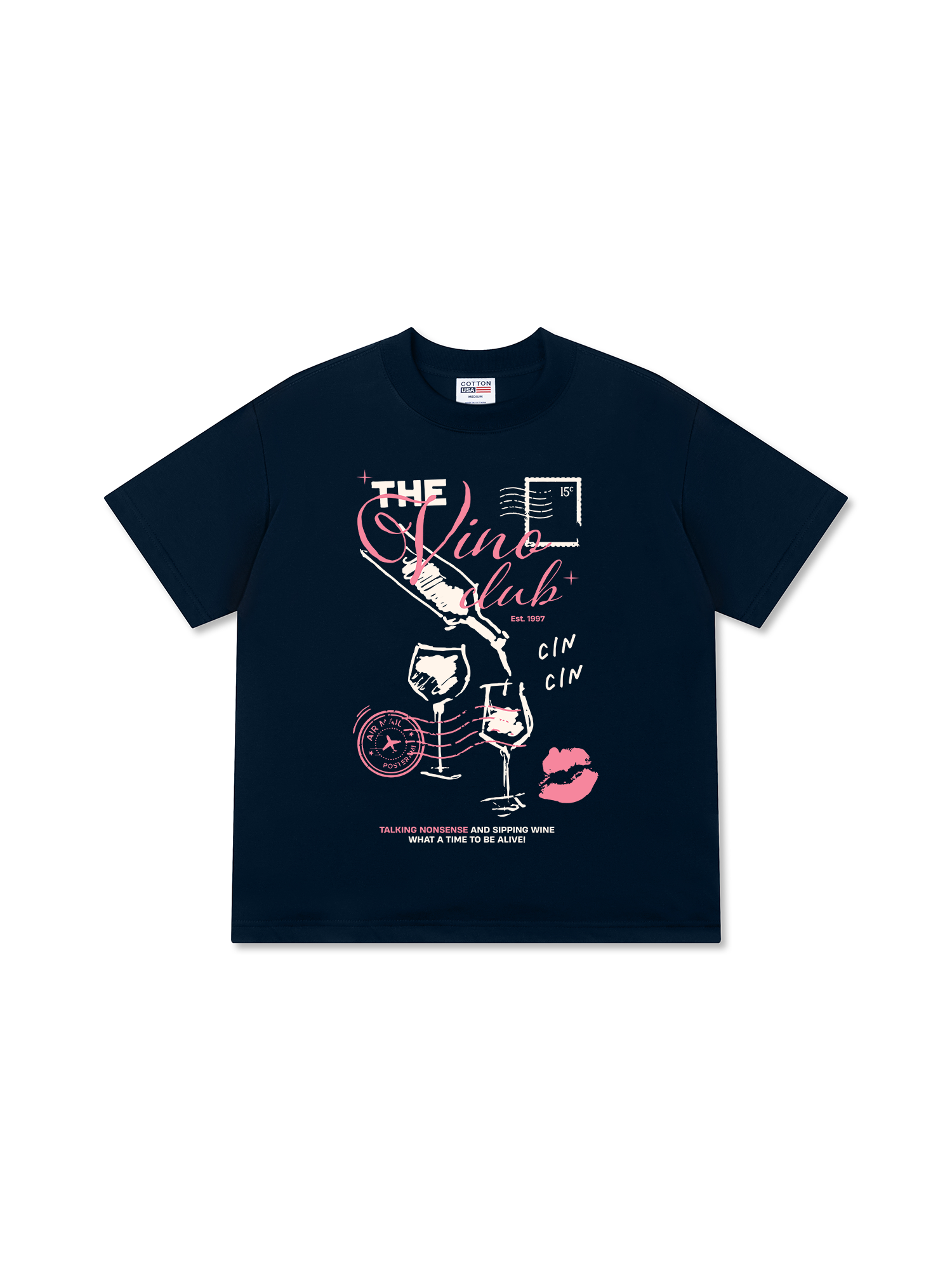 Áo Thun Relaxed Fit Vino Club