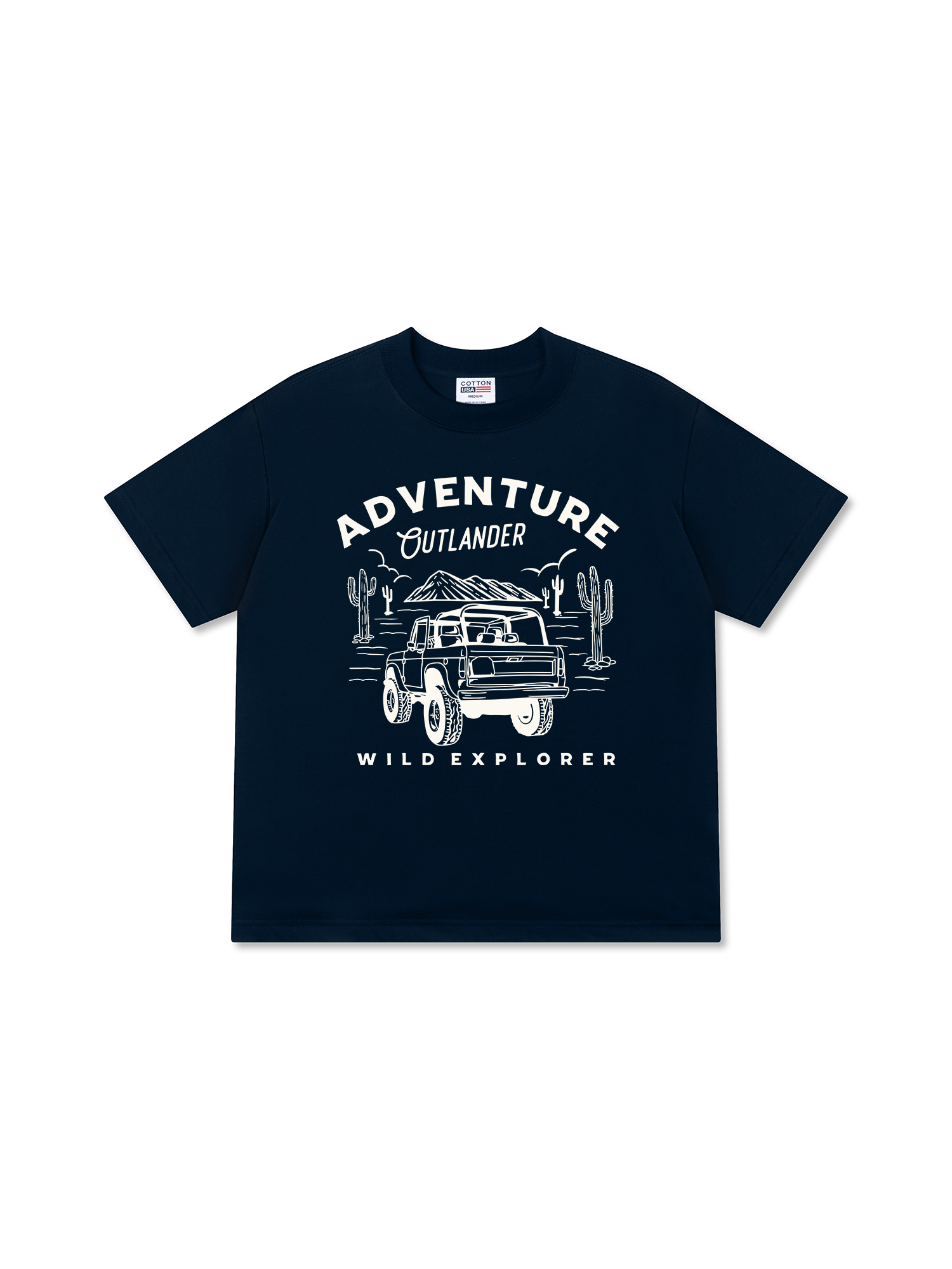 Áo Thun Relaxed Fit Adventure Cutlander Wild Explored