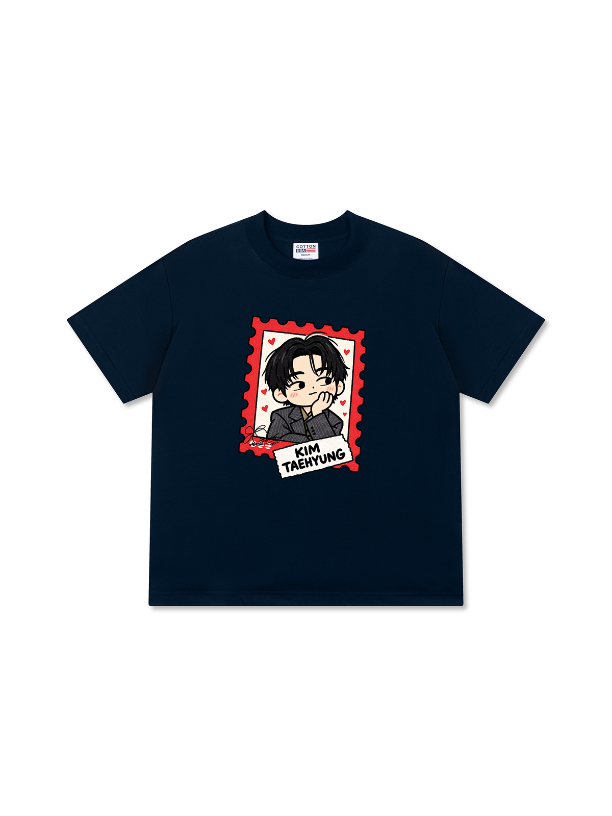 Áo Thun Relaxed Fit Teahyung Chibi
