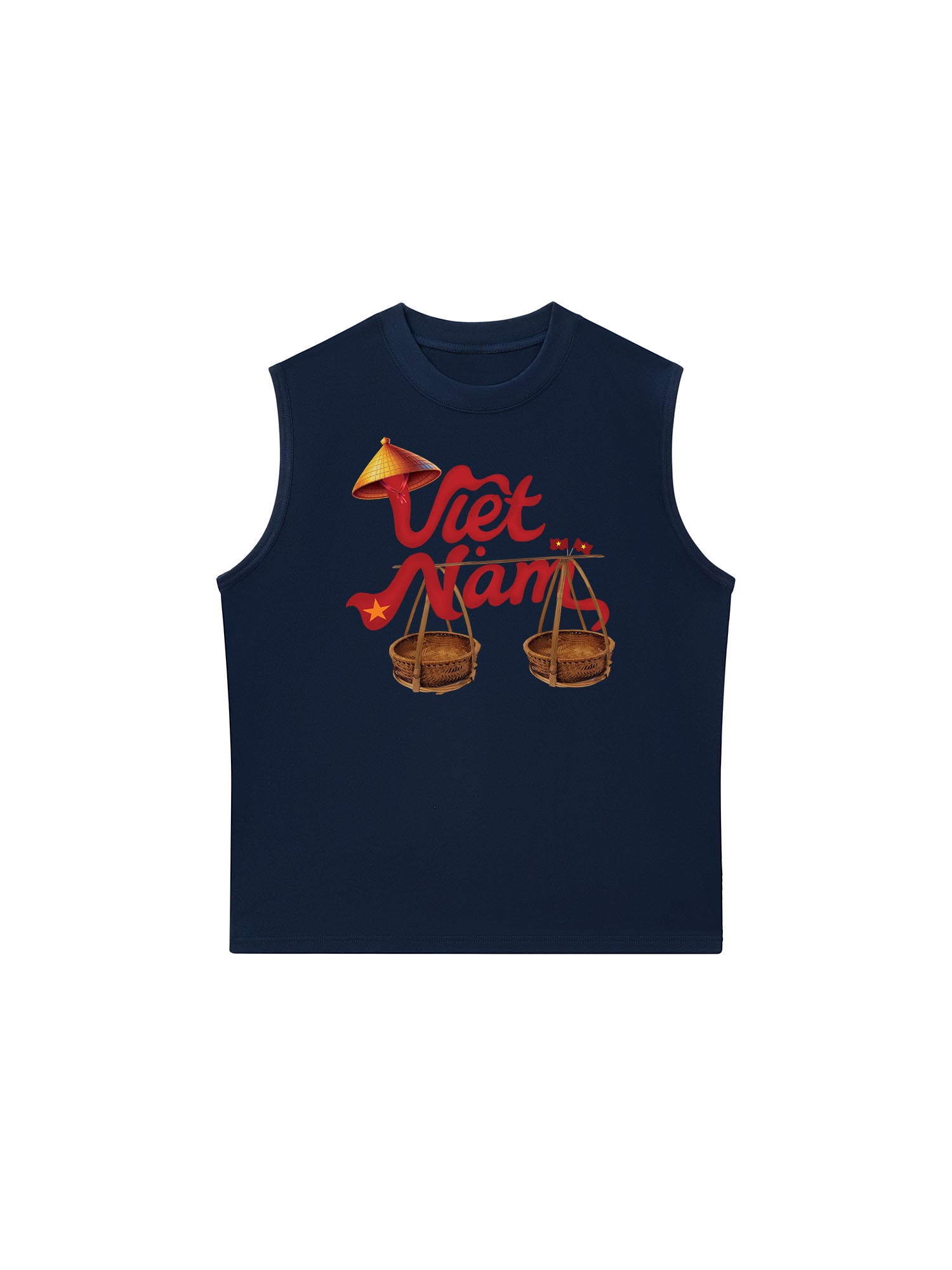 Áo Ba Lỗ Relaxed Fit Việt Nam Xưa