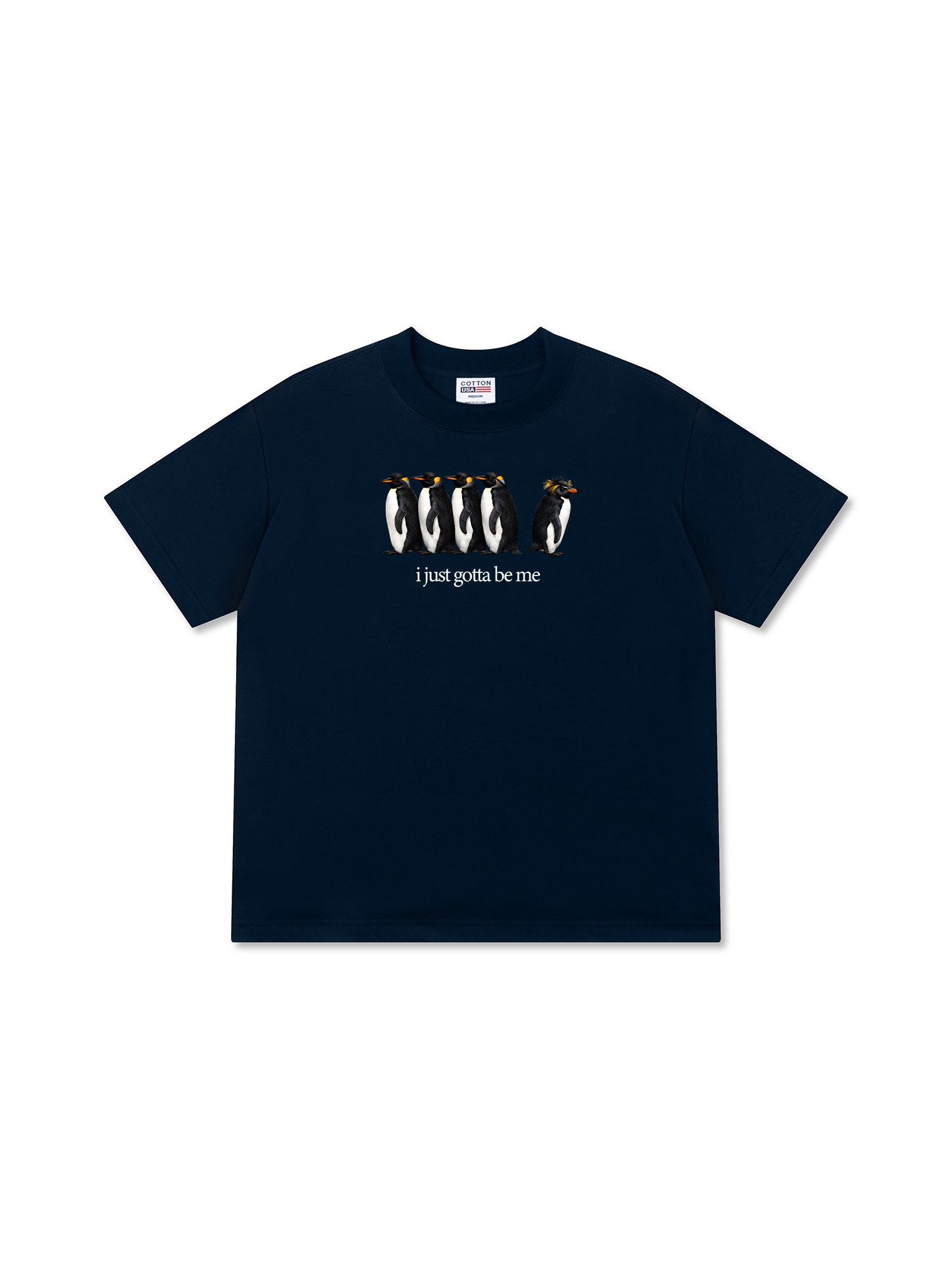 Áo Thun Relaxed Fit I Just Gotta Be Me Penguin