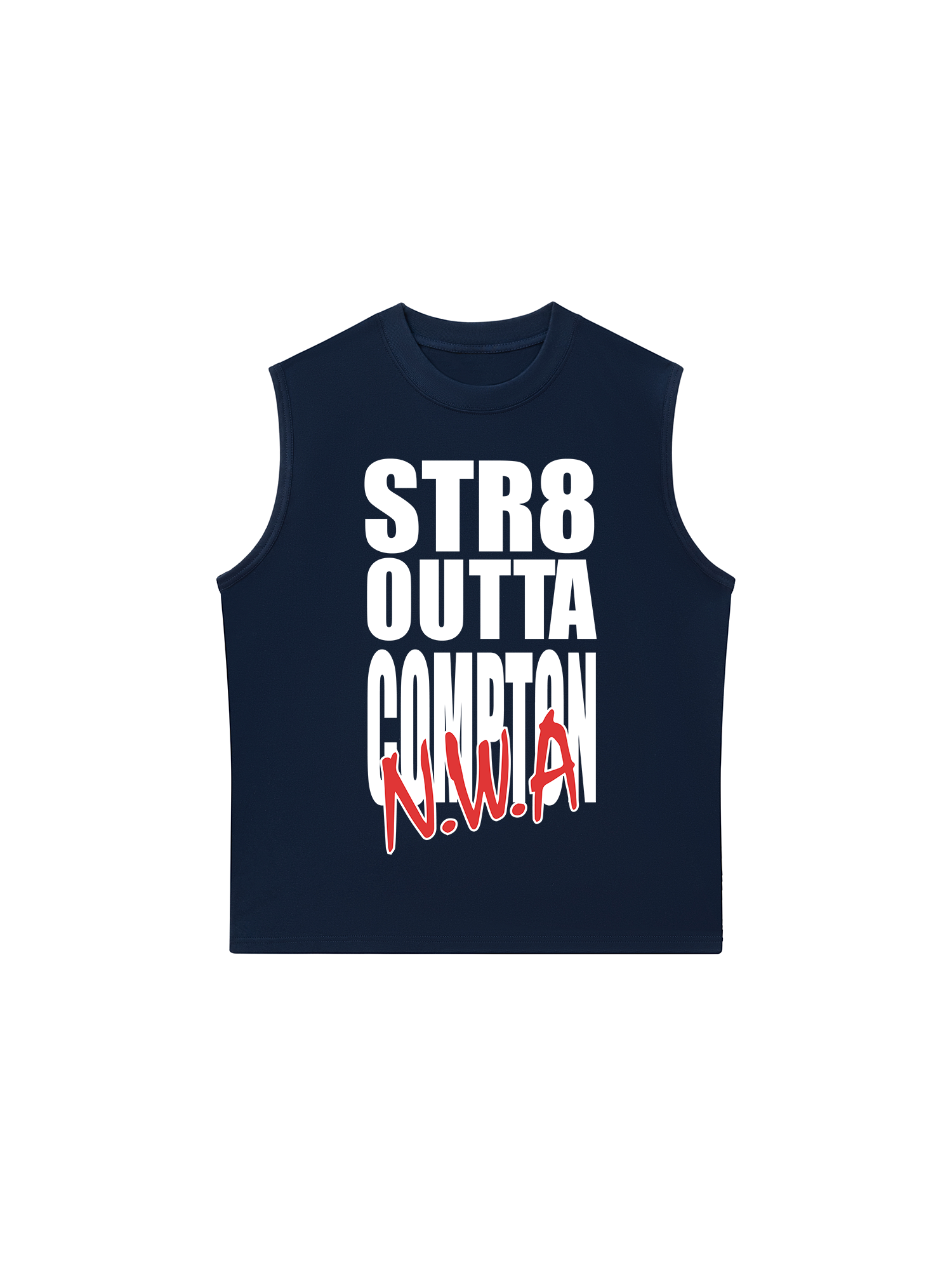 Áo Ba Lỗ Relaxed Fit Rapper NWA Straight Outta Compton Typo