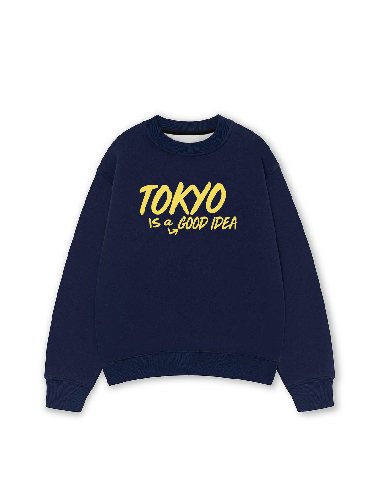 Áo Sweater Nỉ Hai Da City Tokyo Always Is A Good Idea