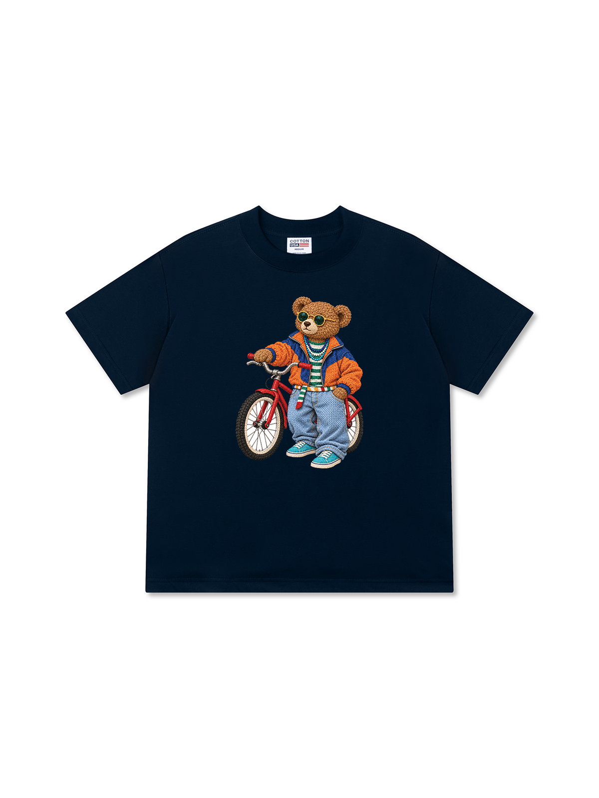 Áo Thun Relaxed Fit Bear Cycling