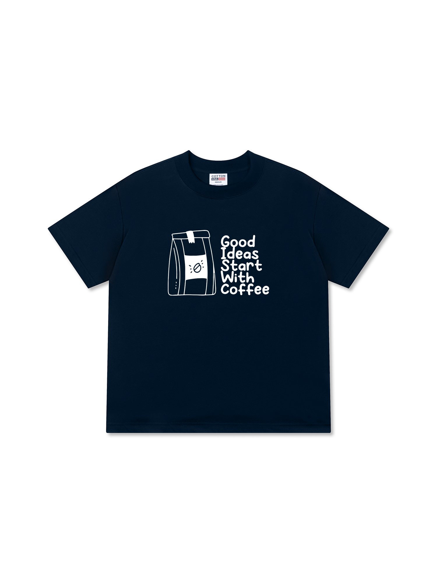 Áo Thun Relaxed Fit Daily Cup Good Ideas Starts With Coffee