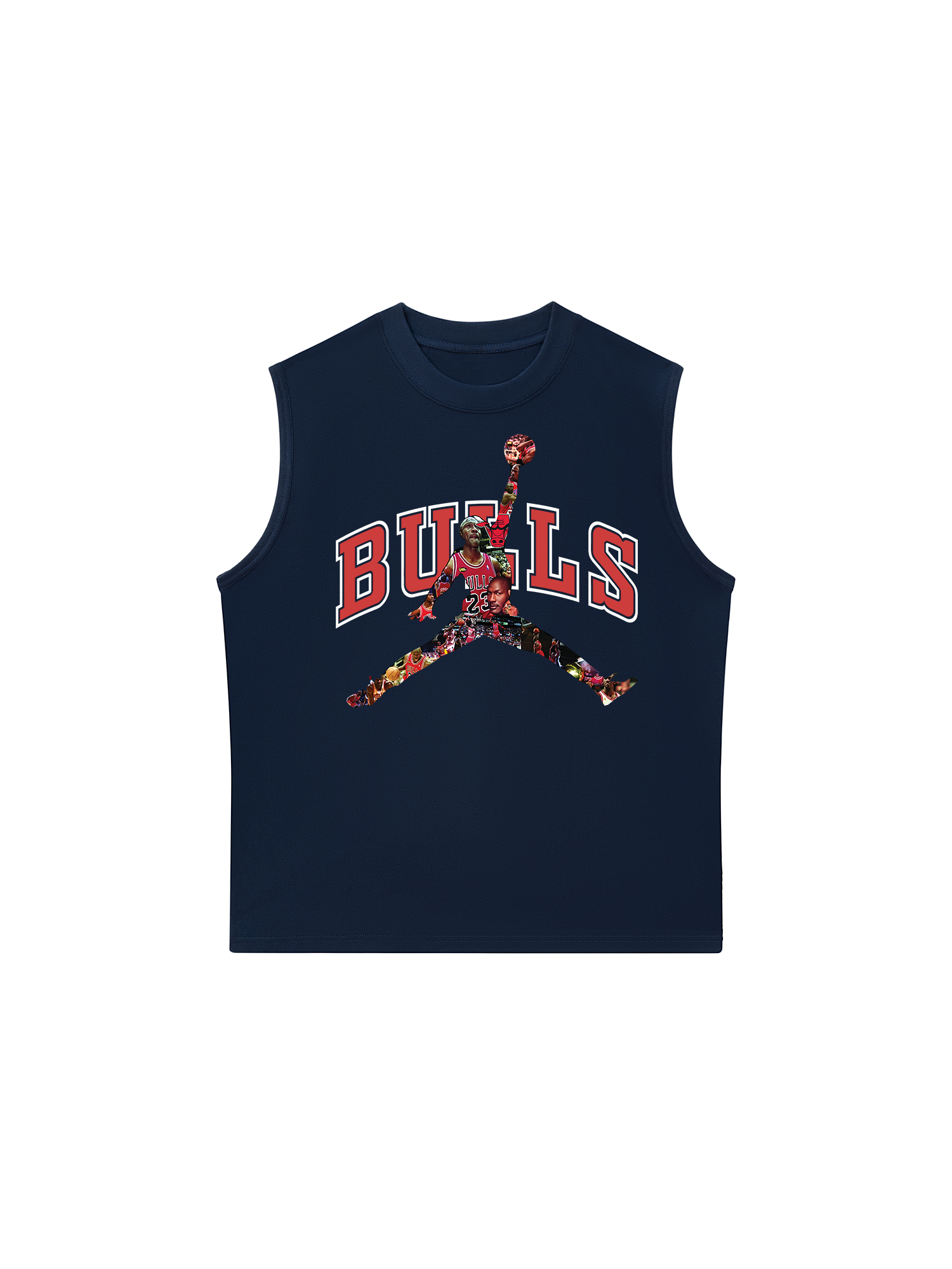 Áo Ba Lỗ Relaxed Fit Basketball Bull 23